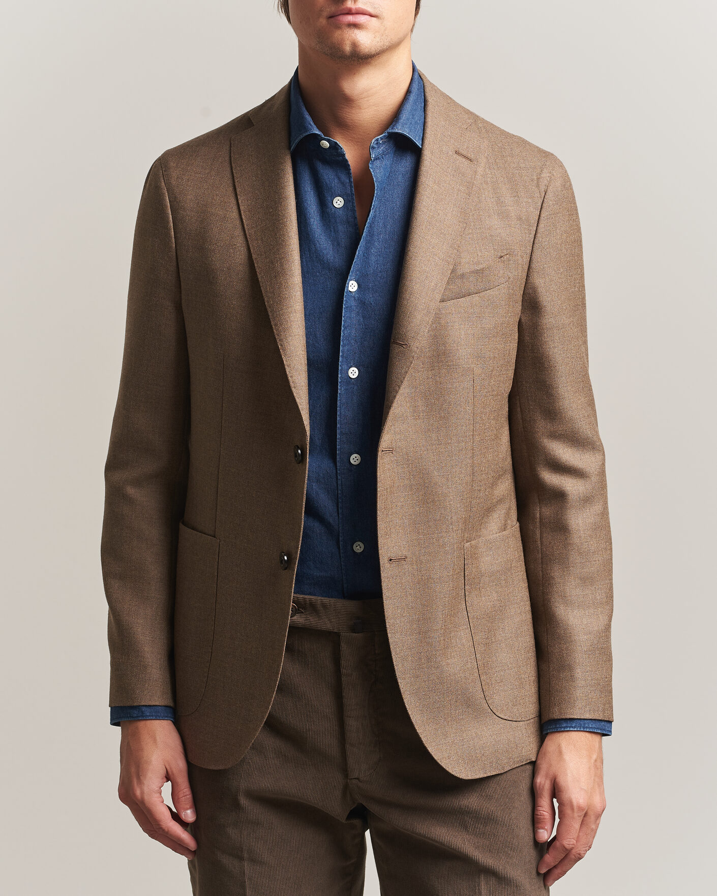 Herre | Blazere & jakker | Boglioli | K Jacket Wool Hopsack Blazer Beige
