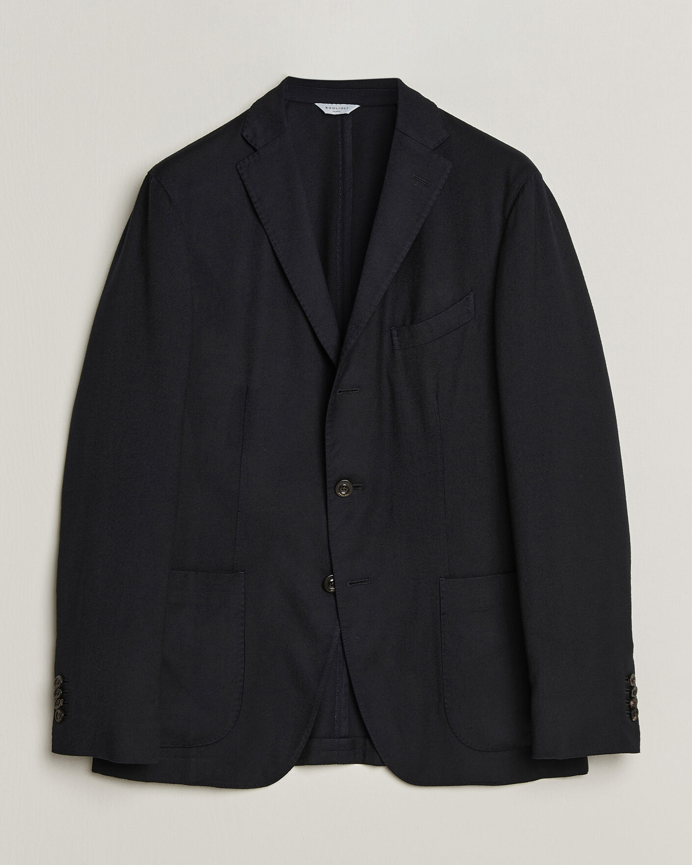 Herre | Blazere & jakker | Boglioli | K Jacket Soft Touch Flannel Blazer Navy
