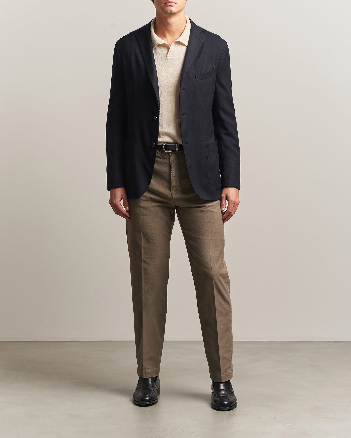 Herre | Blazere & jakker | Boglioli | K Jacket Soft Touch Flannel Blazer Navy