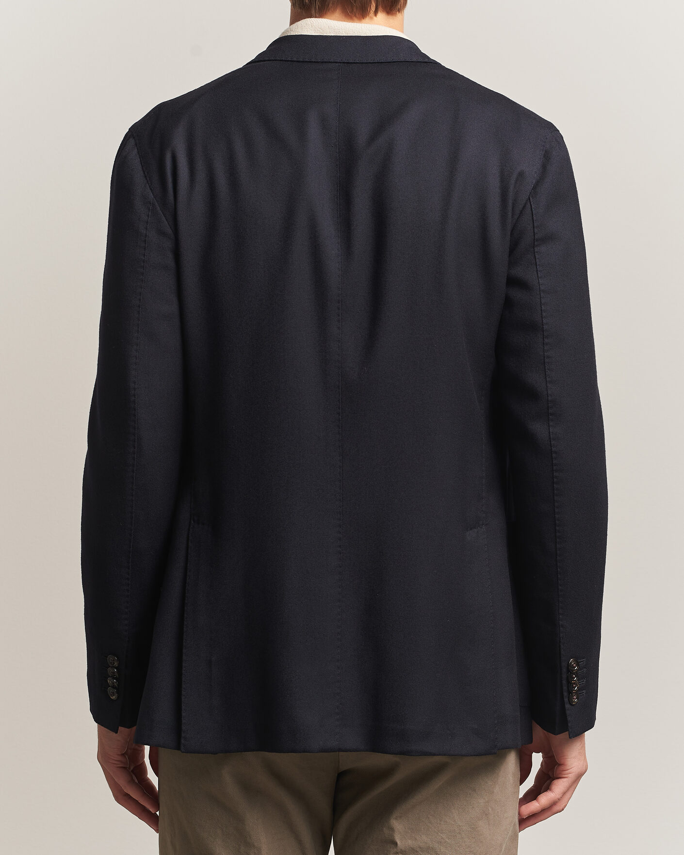 Herre | Blazere & jakker | Boglioli | K Jacket Soft Touch Flannel Blazer Navy