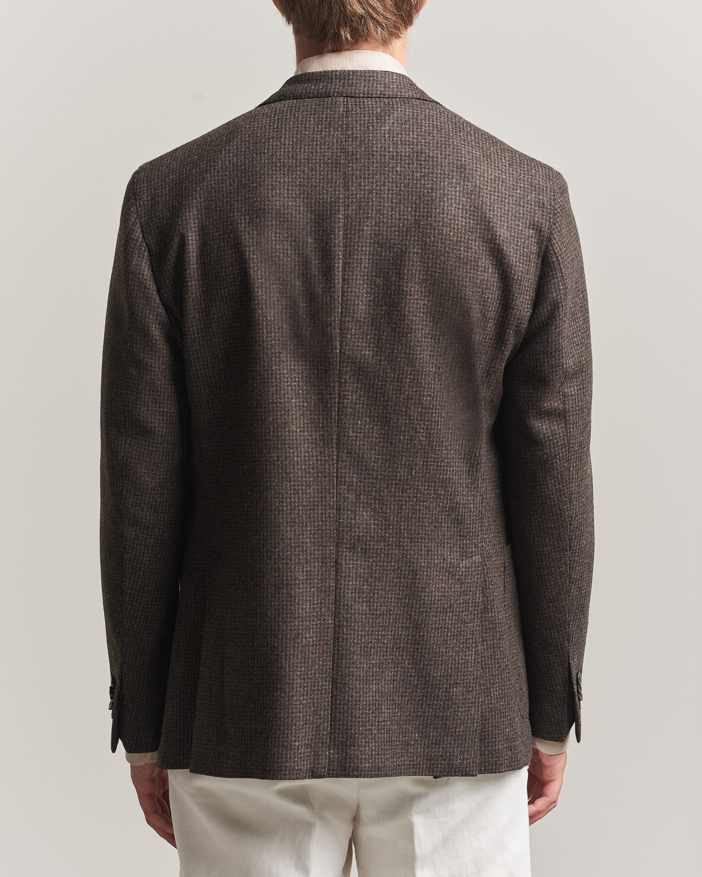 Herre | Blazere & jakker | Boglioli | K Jacket Wool Houndstooth Blazer Dark Brown