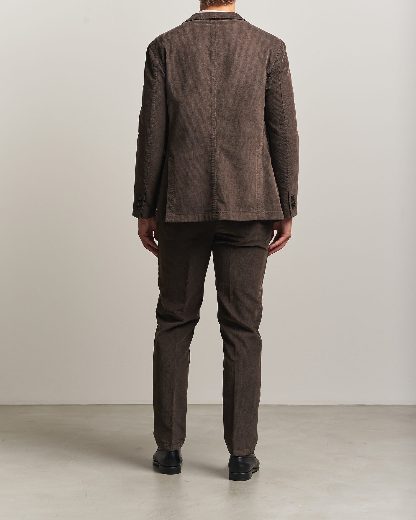 Herre | Jakkesæt | Boglioli | K Jacket Baby Corduroy Suit Dark Brown