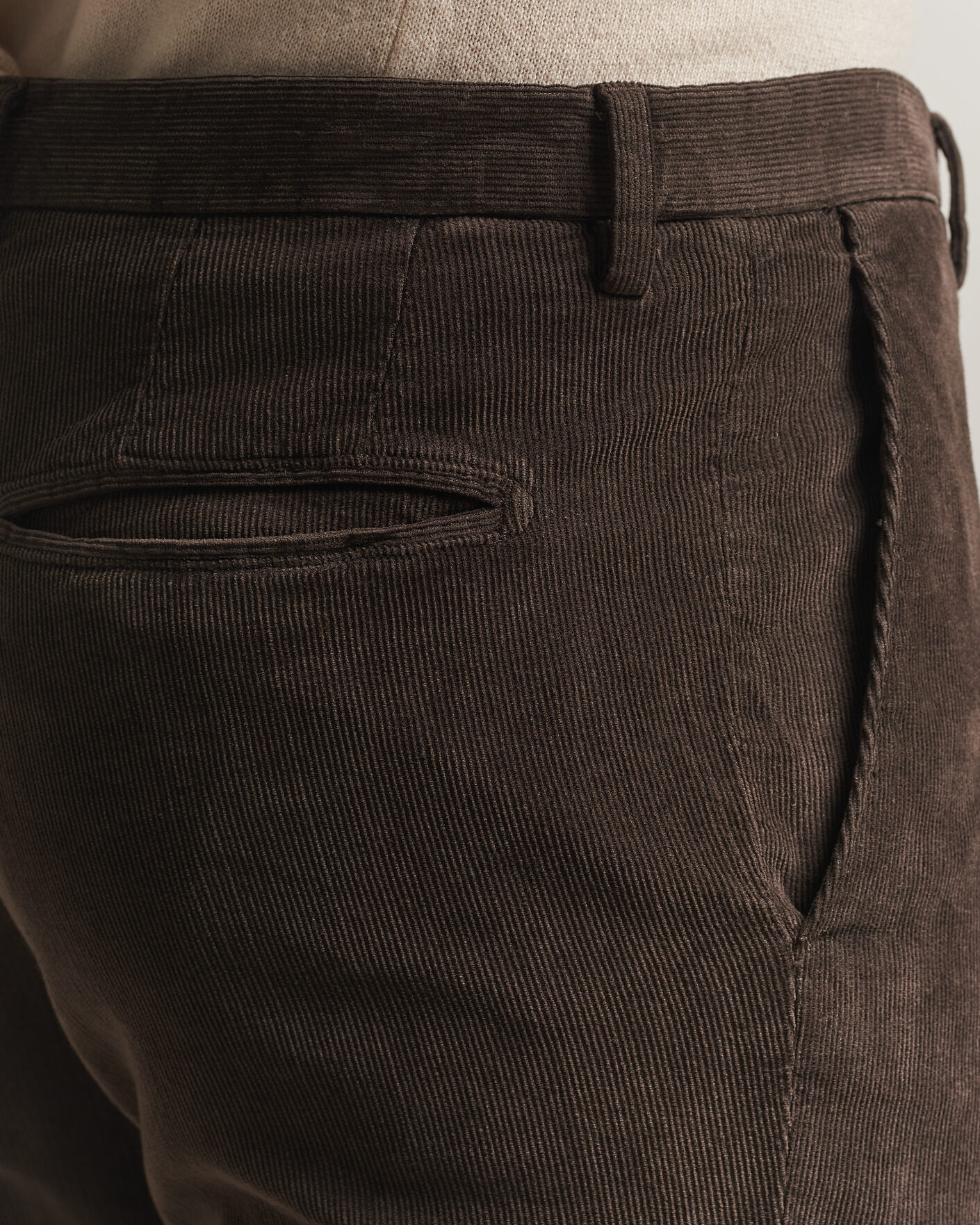 Herre | Jakkesæt | Boglioli | K Jacket Baby Corduroy Suit Dark Brown
