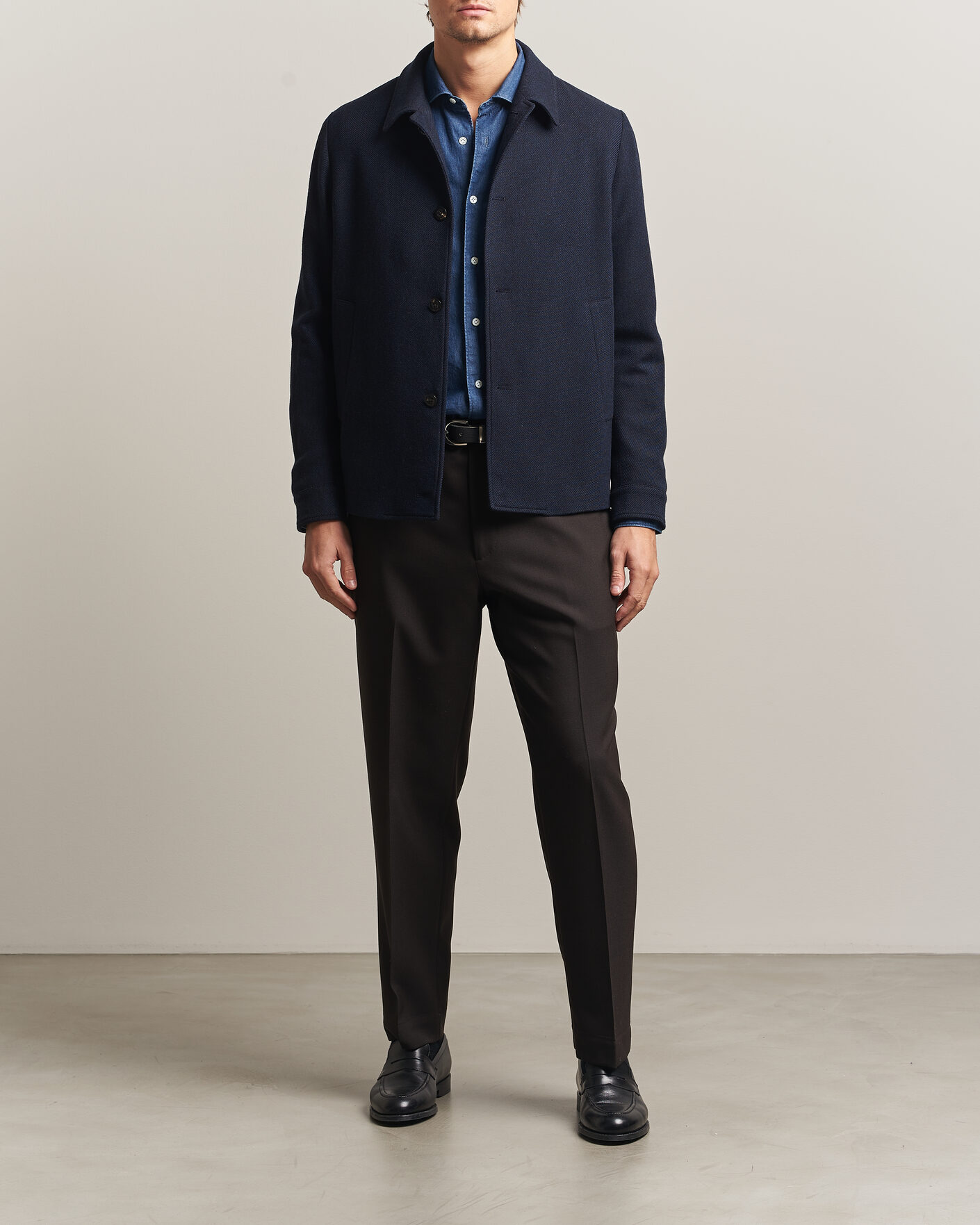 Herre | Jakker | Boglioli | Wool/Cashmere Solferino Jacket Navy