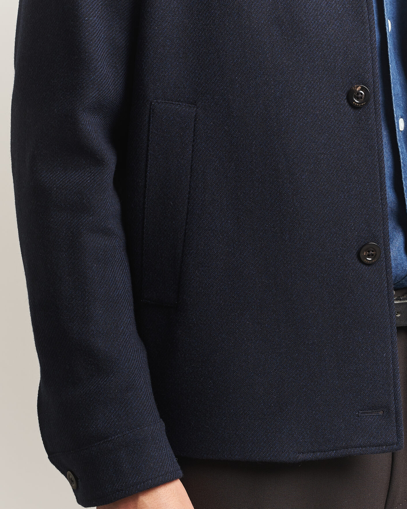 Herre | Jakker | Boglioli | Wool/Cashmere Solferino Jacket Navy