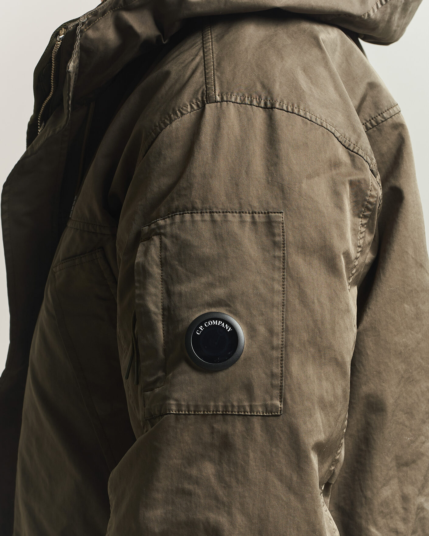 Herre | Jakker | C.P. Company | Micro Kei 2 in 1 Nylon Parka Olive