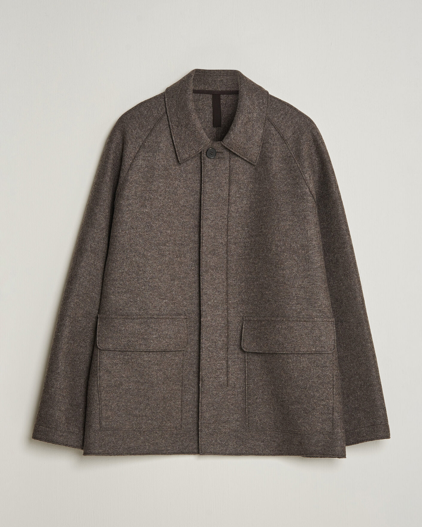 Herre | Jakker | Harris Wharf London | Country Wool Jacket Brown/Grey