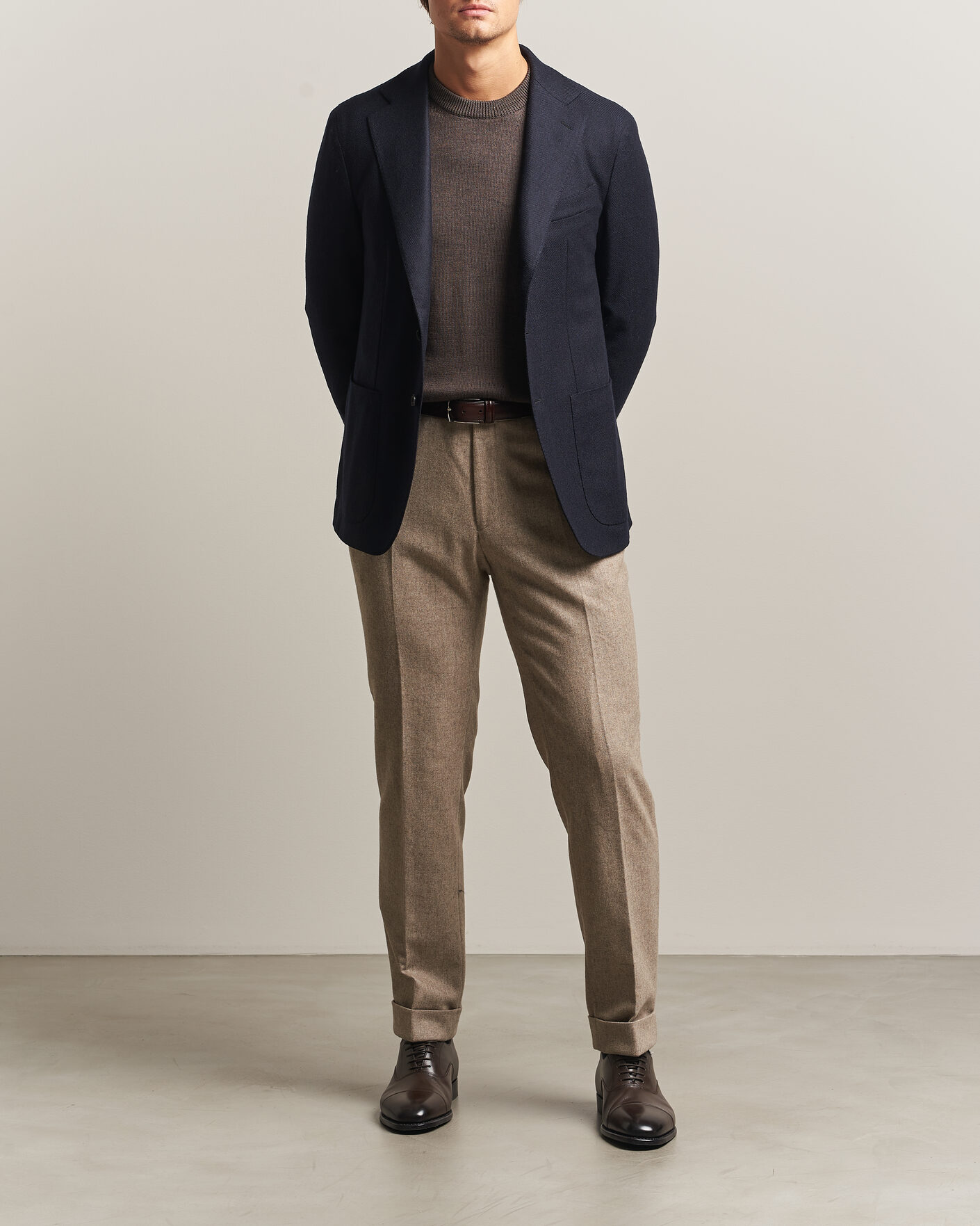 Herre | Blazere & jakker | Caruso | Aida Wool/Cashmere Blazer Navy