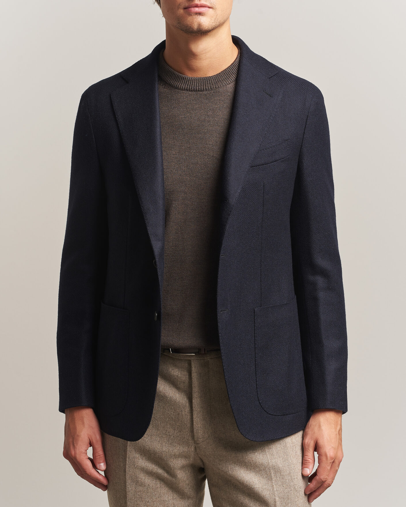 Herre | Blazere & jakker | Caruso | Aida Wool/Cashmere Blazer Navy