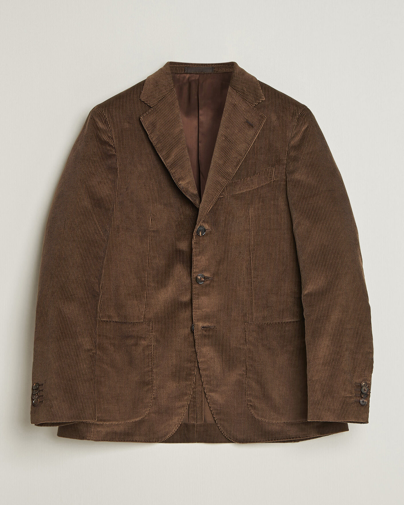 Herre | Blazere & jakker | Caruso | Aida Corduroy Blazer Dark Brown
