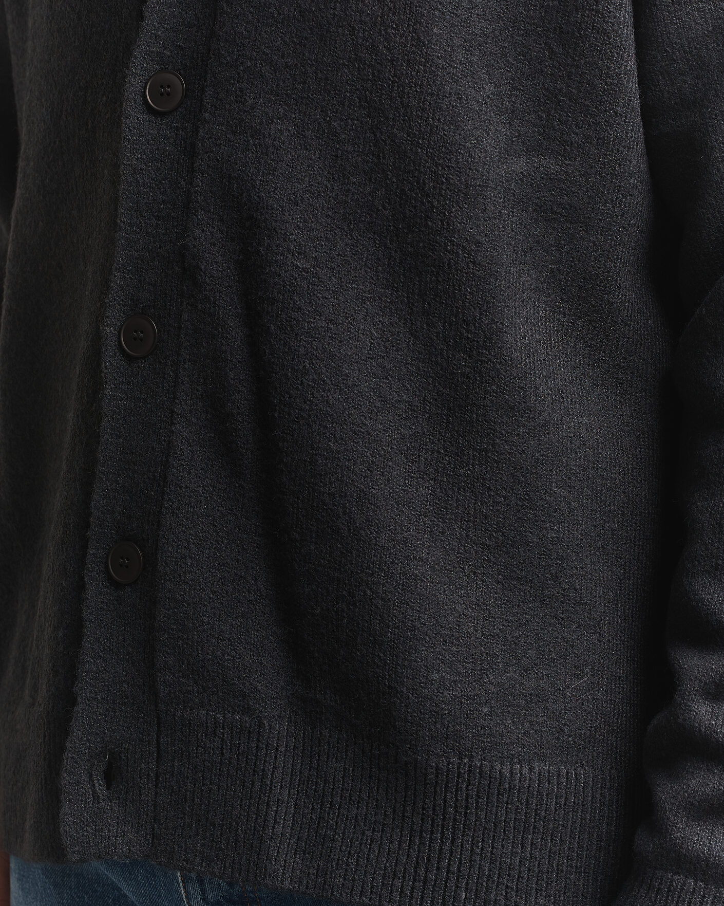 Herre | Trøjer | KnowledgeCotton Apparel | Knitted Cardigan Black