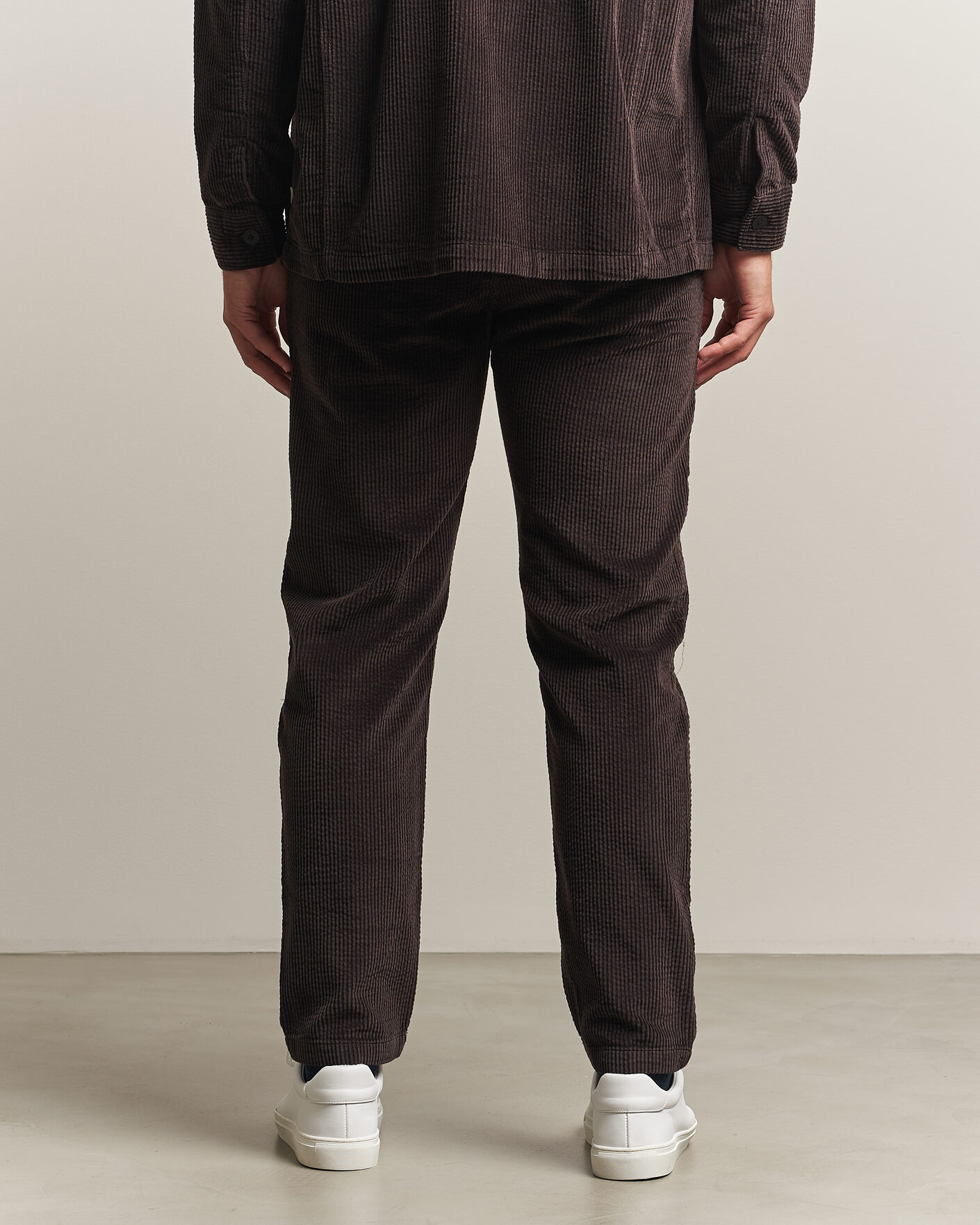 Herre | Bukser | KnowledgeCotton Apparel | Chuck Regular Cord Trousers Chocolate