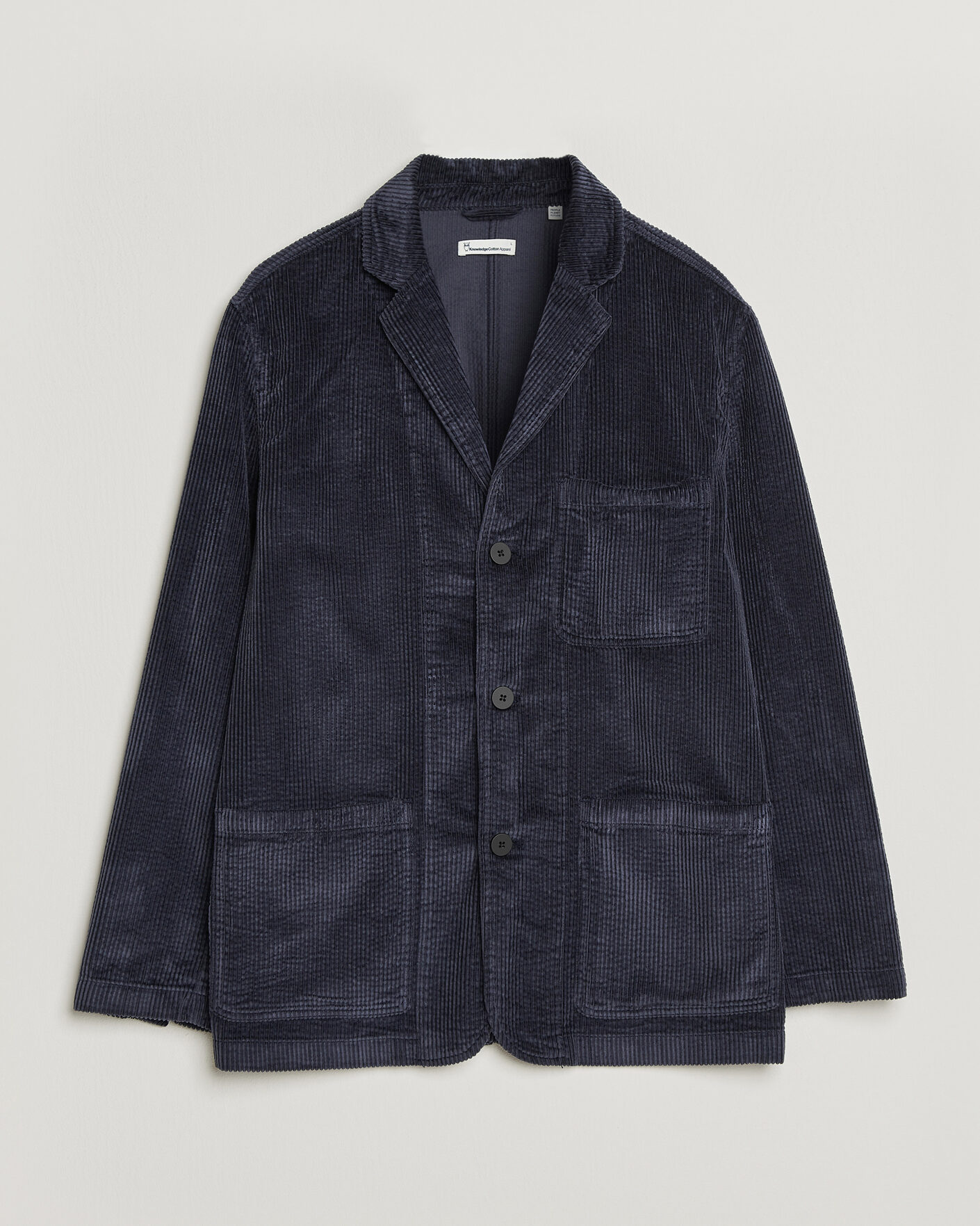 Herre | Blazere & jakker | KnowledgeCotton Apparel | Cotton Corduroy Blazer Night Sky