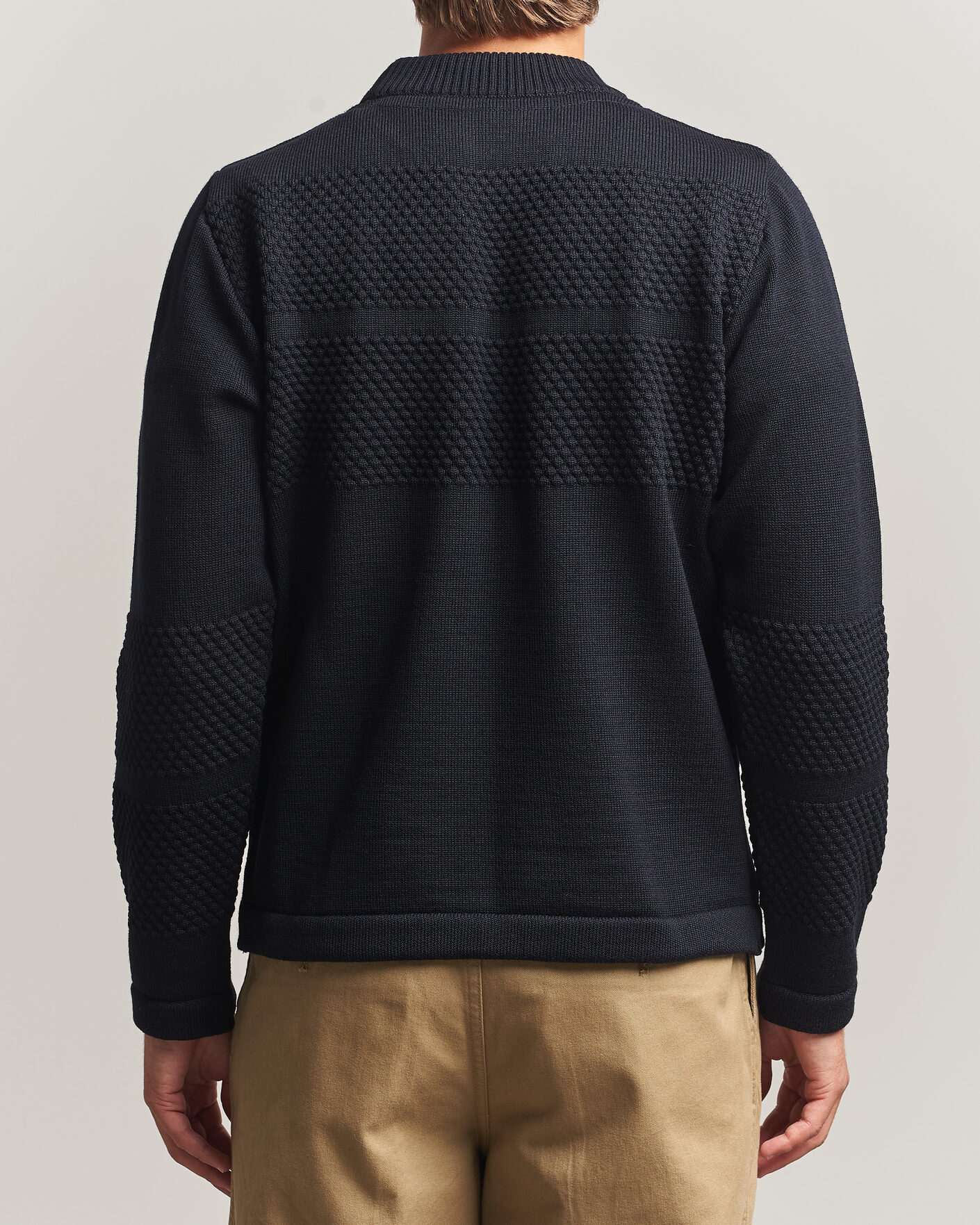 Herre | Trøjer | S.N.S. Herning | Fisherman Mock Neck Navy Blue
