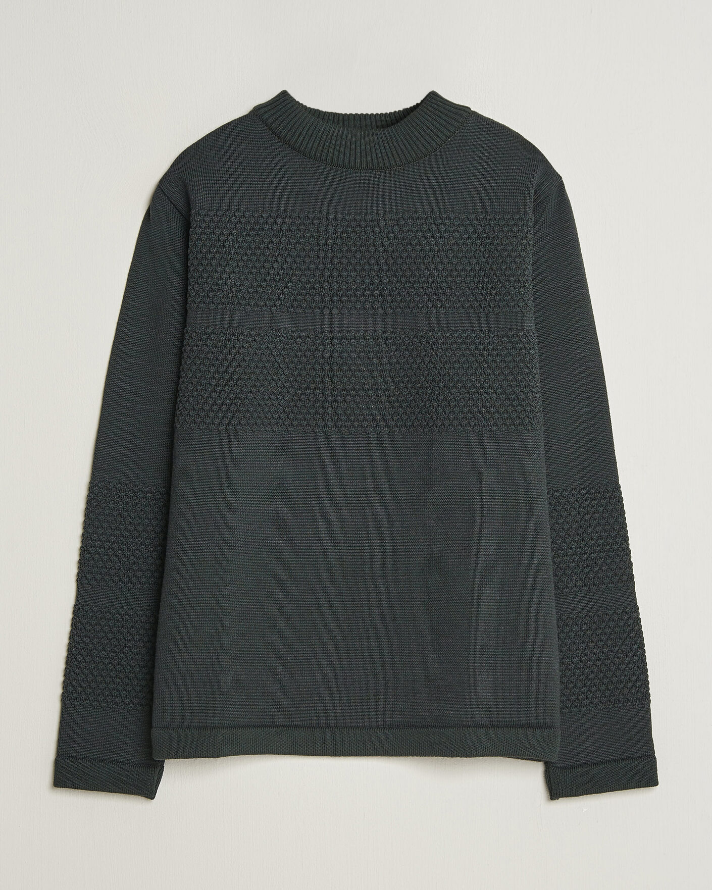 Herre | Trøjer | S.N.S. Herning | Fisherman Mock Neck Terrain Green