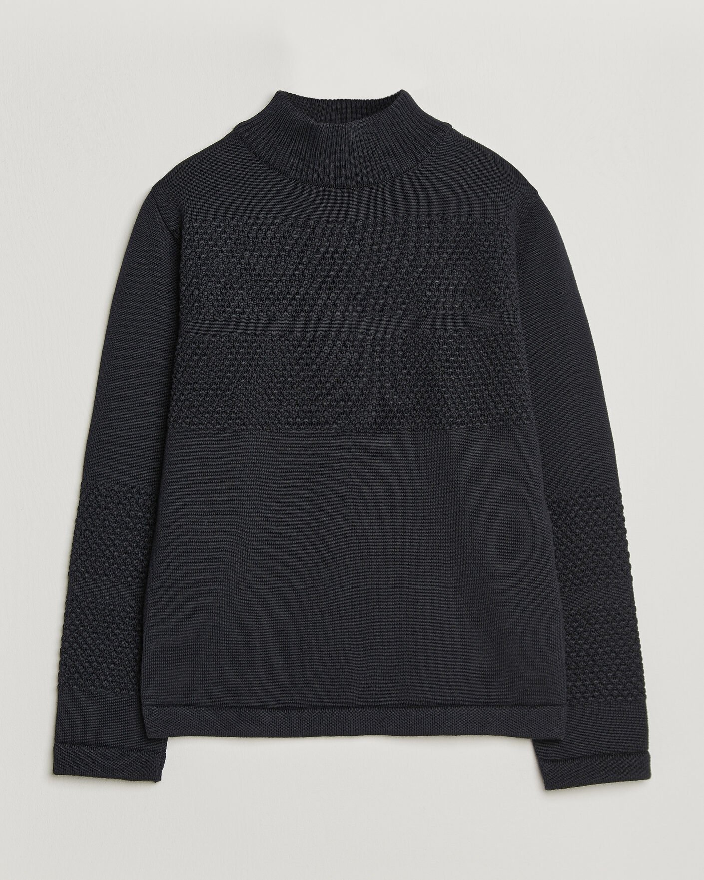 Herre | Trøjer | S.N.S. Herning | Fisherman High Neck Navy Blue