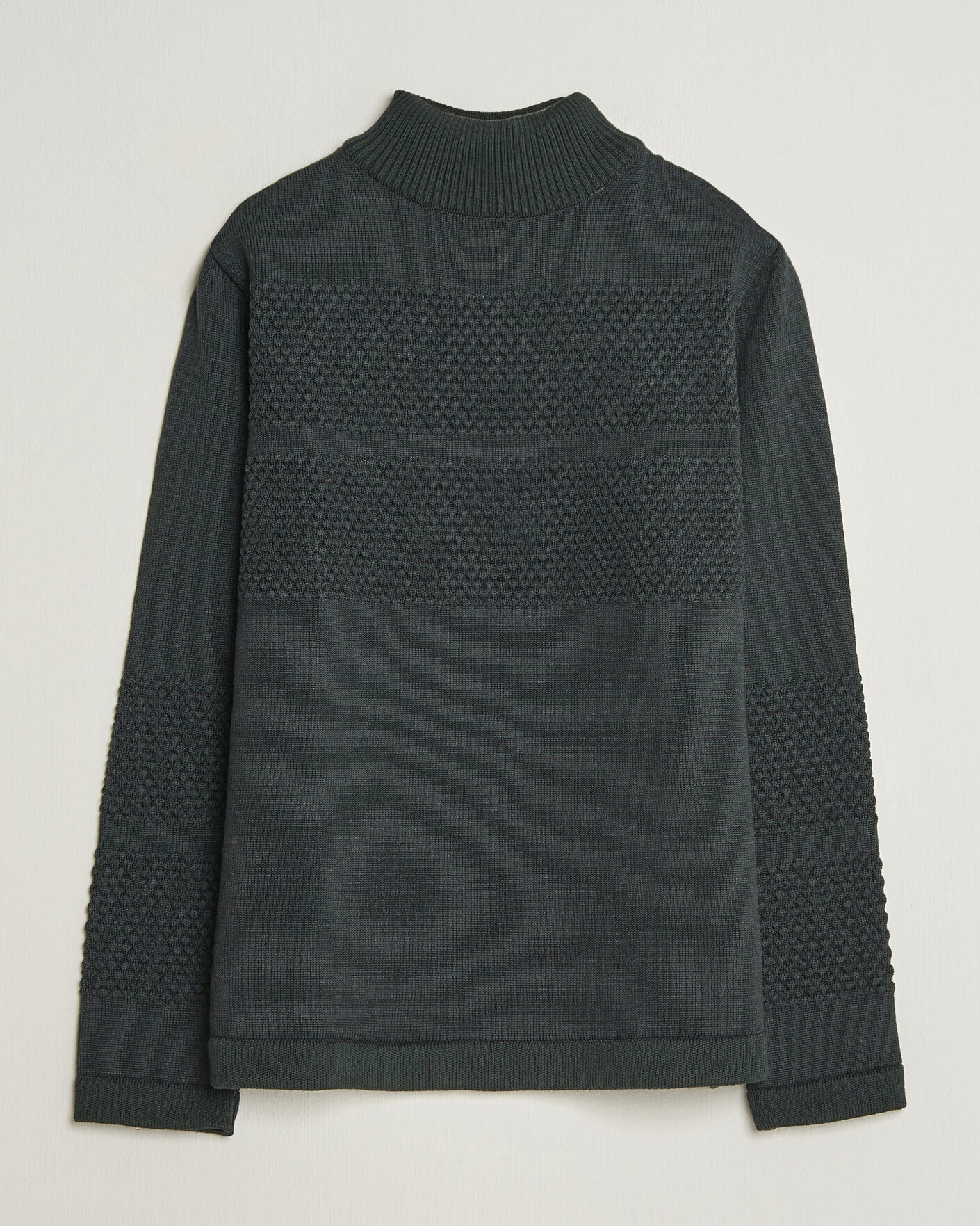 Herre | Trøjer | S.N.S. Herning | Fisherman High Neck Terrain Green