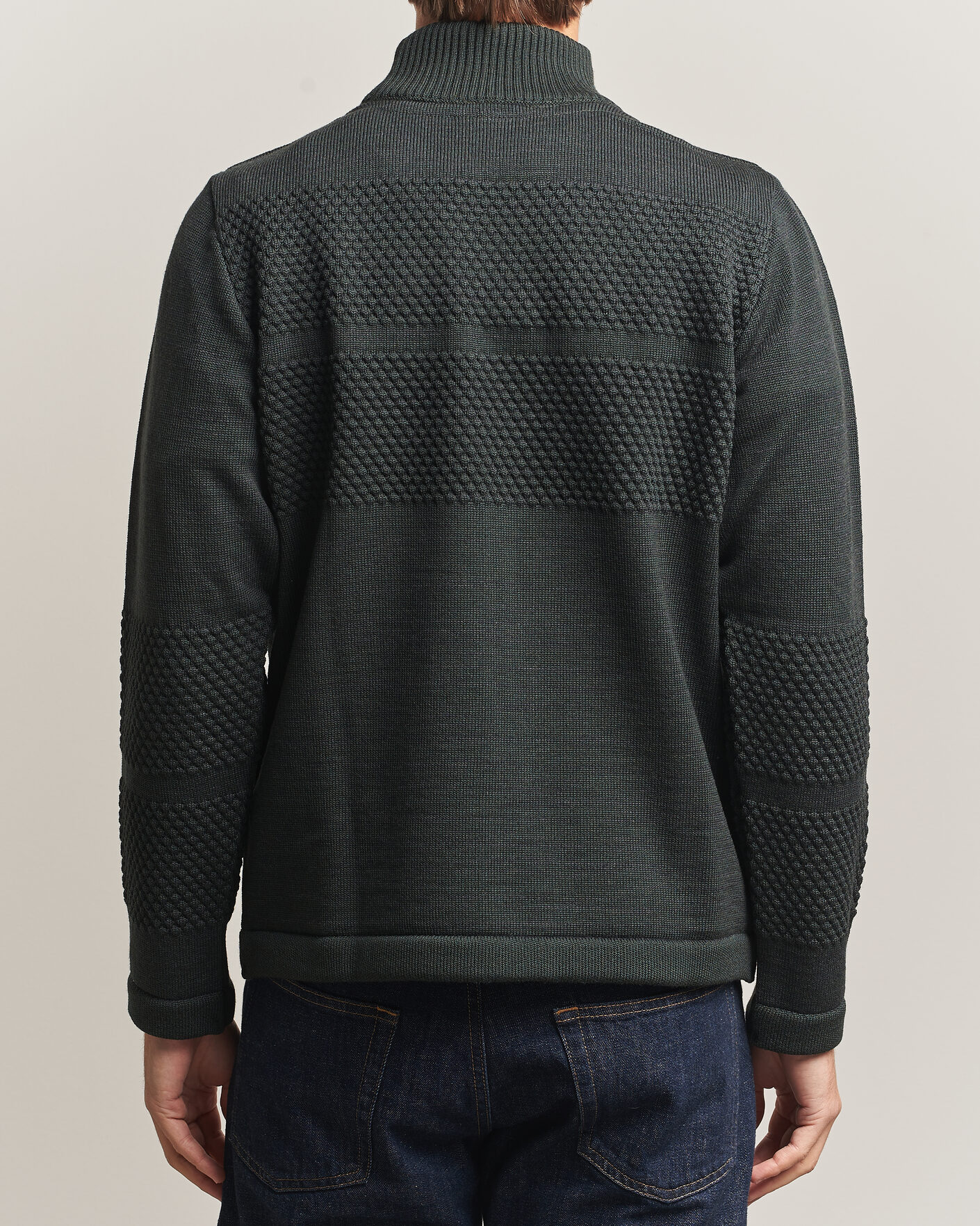 Herre | Trøjer | S.N.S. Herning | Fisherman High Neck Terrain Green
