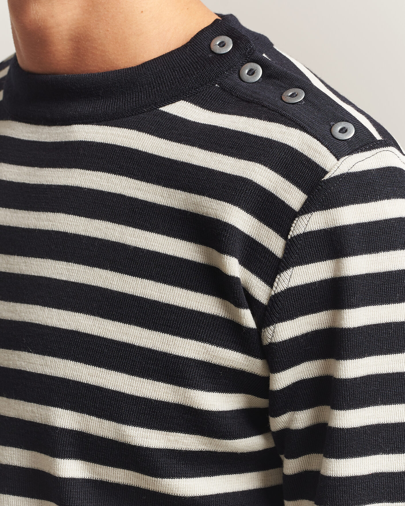 Herre | Trøjer | S.N.S. Herning | Naval Crew Neck Navy/White