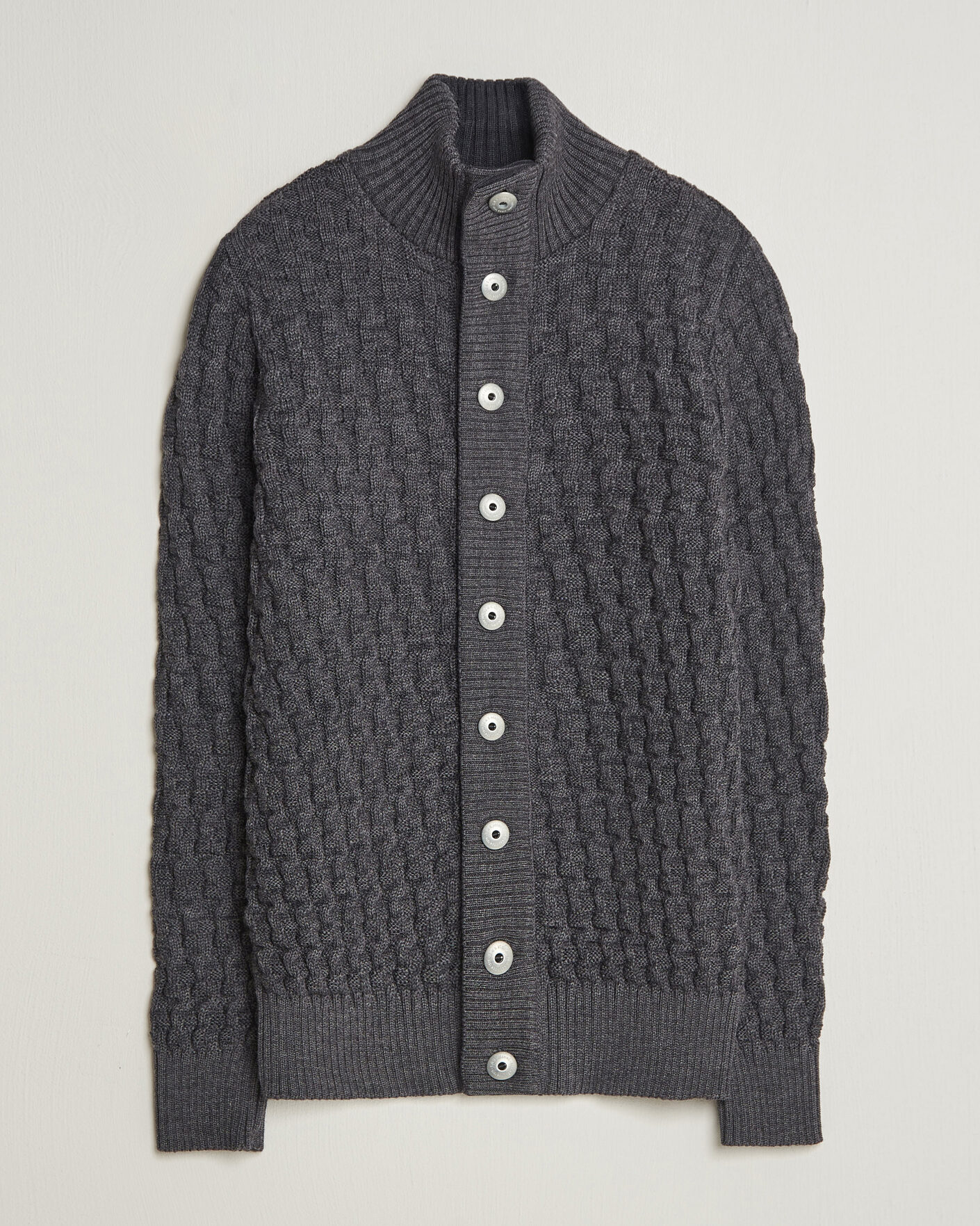 Herre | Trøjer | S.N.S. Herning | Stark Cardigan Gneiss Grey