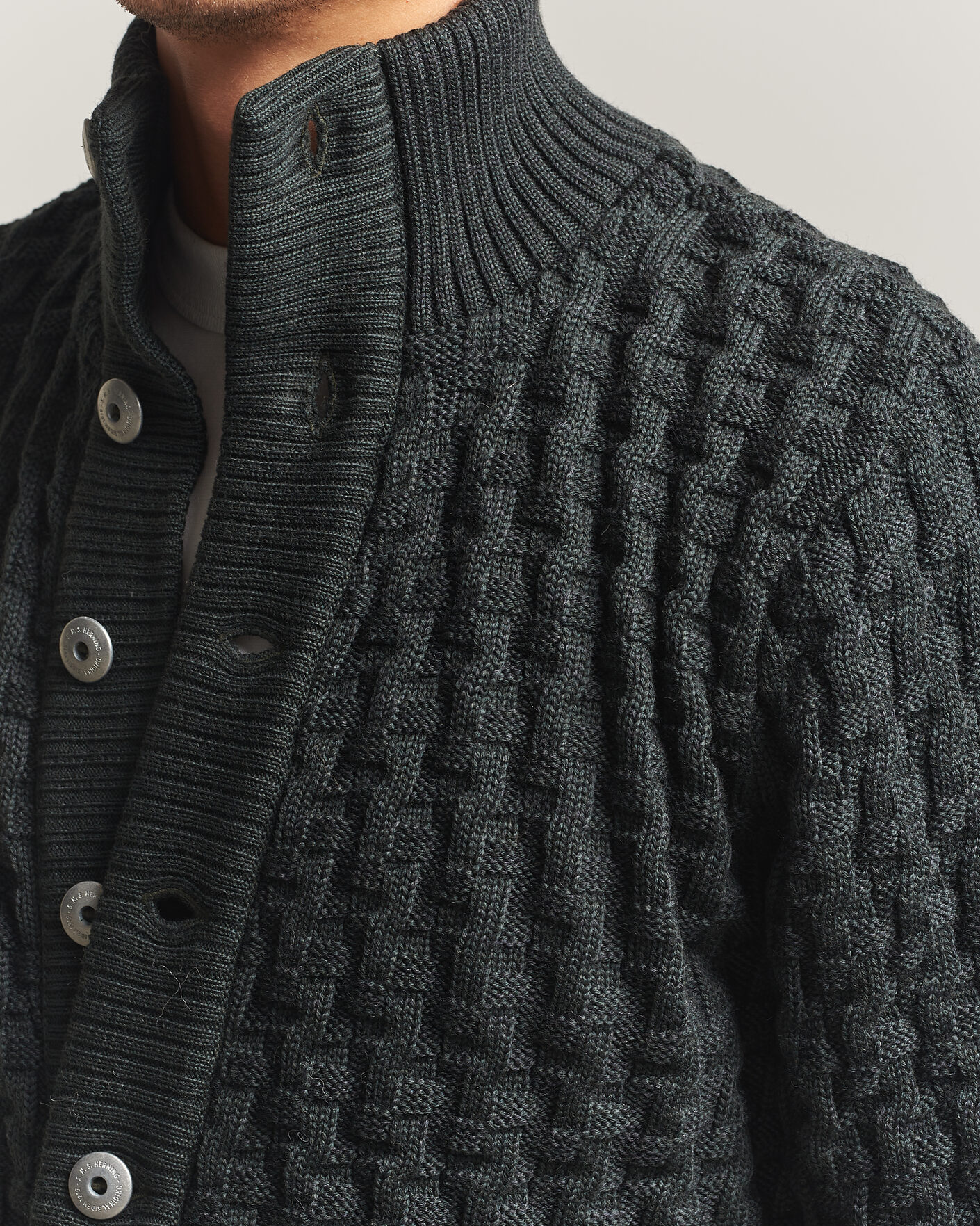 Herre | Trøjer | S.N.S. Herning | Stark Cardigan Terrain Green