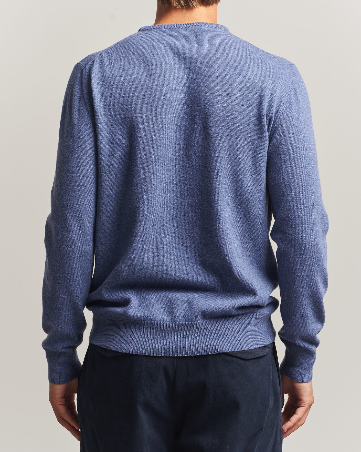 Herre | Trøjer | Morgano | Wool/Cashmere Crewneck Jeans