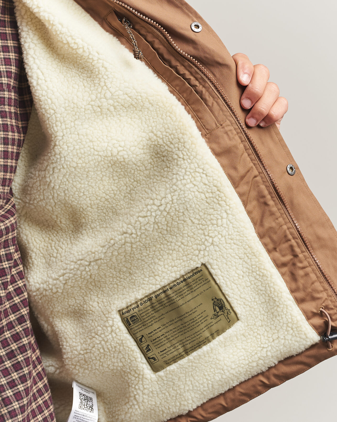 Herre | Jakker | Fjällräven | Vardag G-1000 Pile Jacket Wood Brown