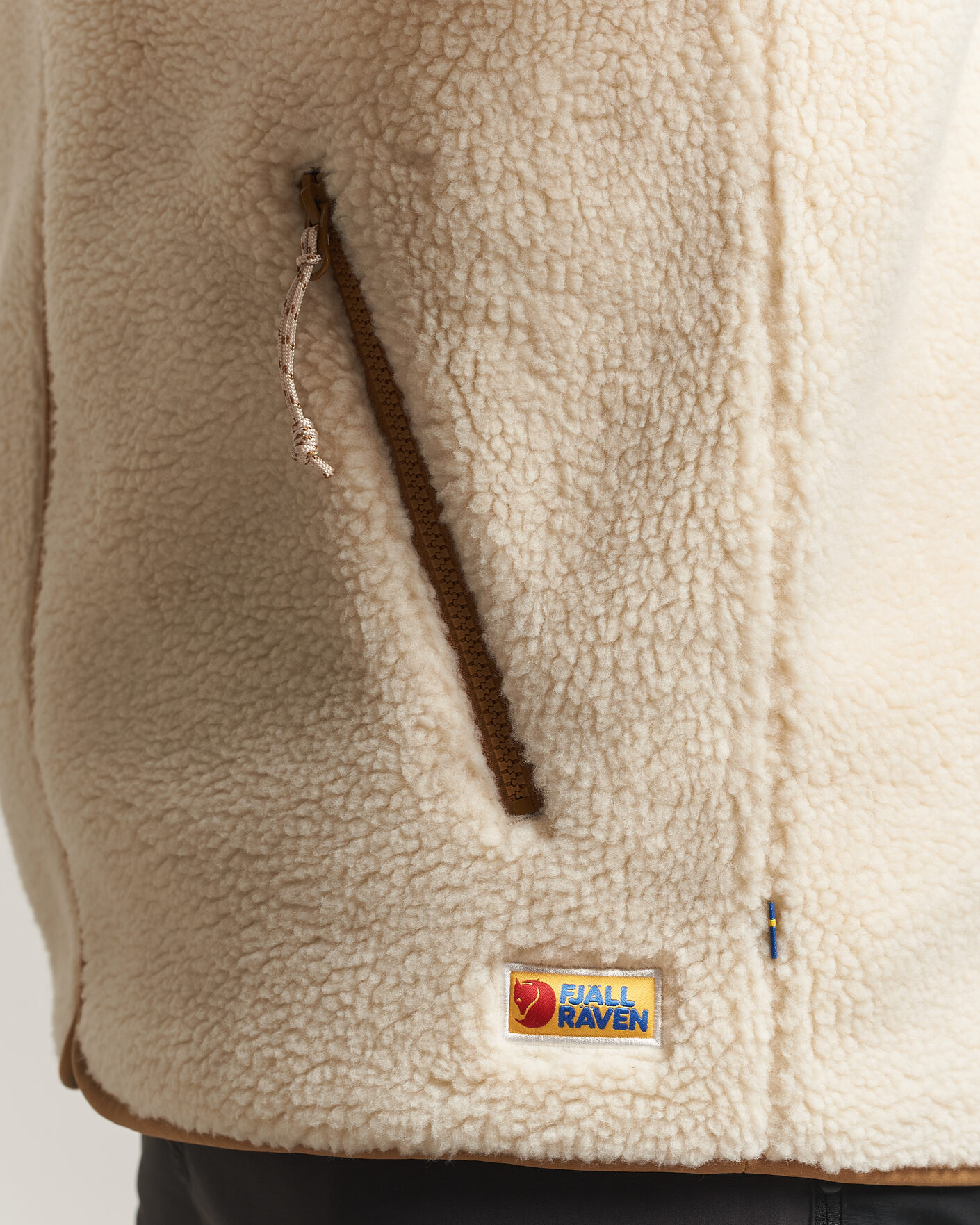 Herre | Trøjer | Fjällräven | Vardag Pile Fleece Zip Jacket Chalk White