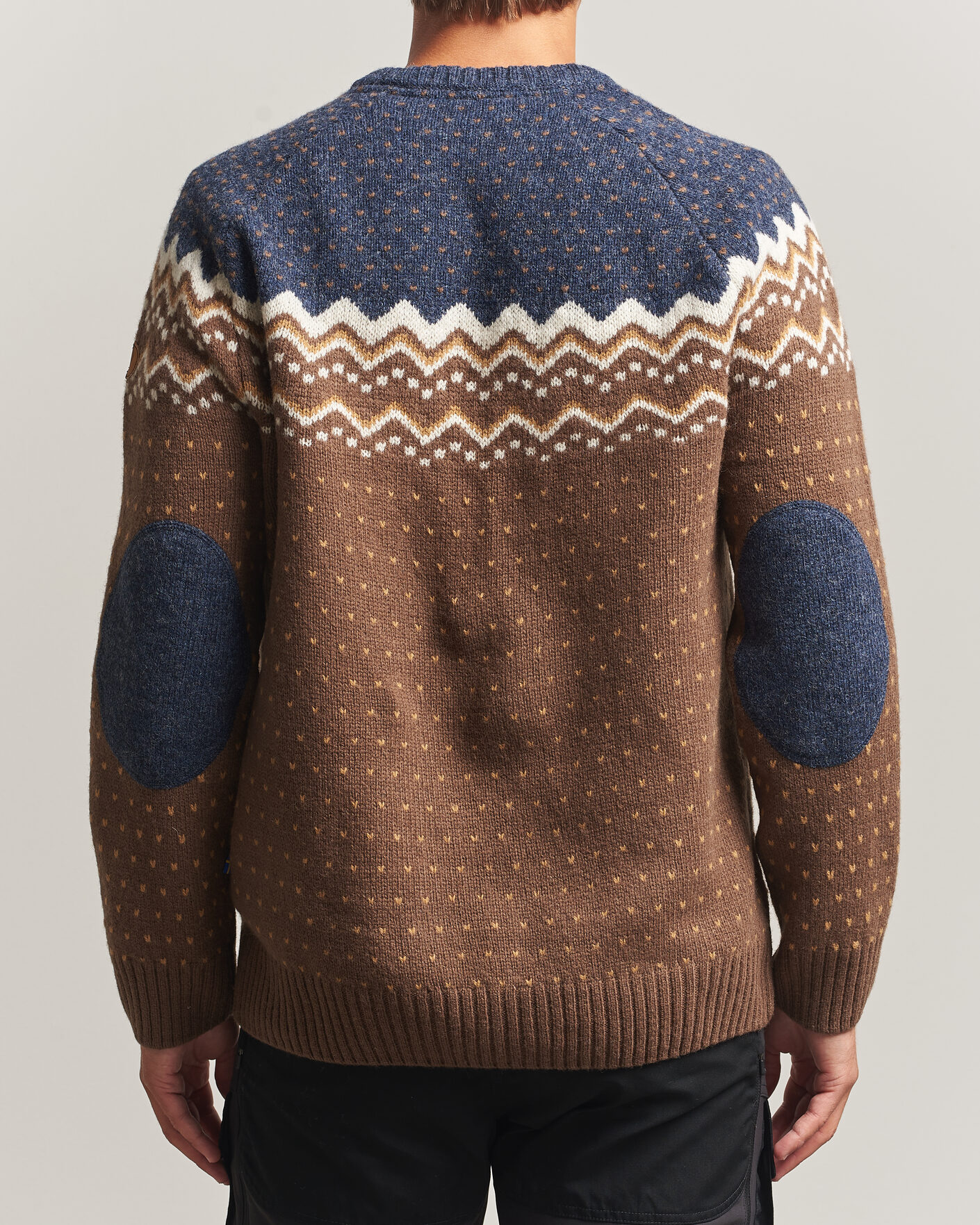 Herre | Trøjer | Fjällräven | Övik Knit Wool Sweater Dark Oak