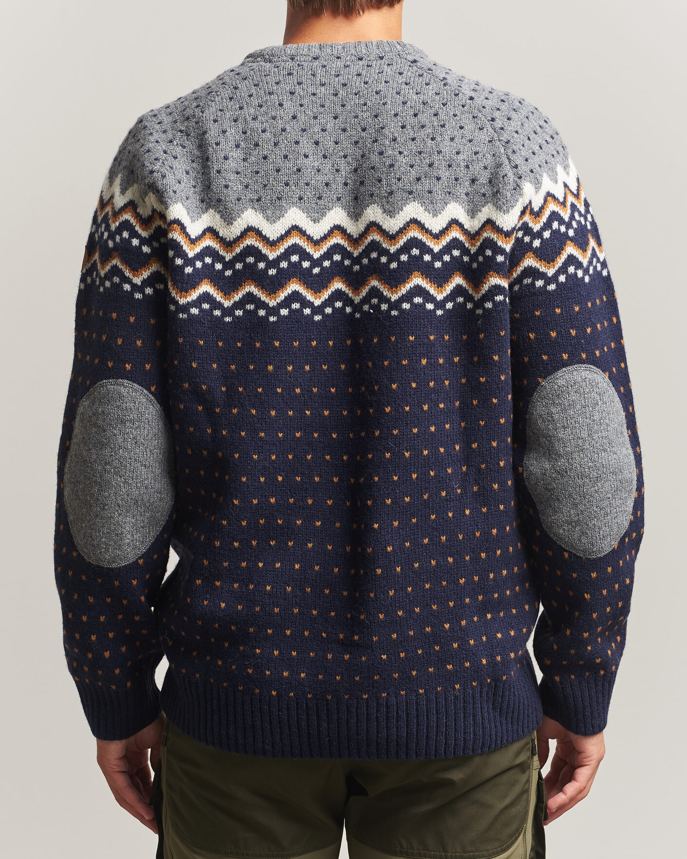 Herre | Trøjer | Fjällräven | Övik Knit Wool Sweater Dark Navy