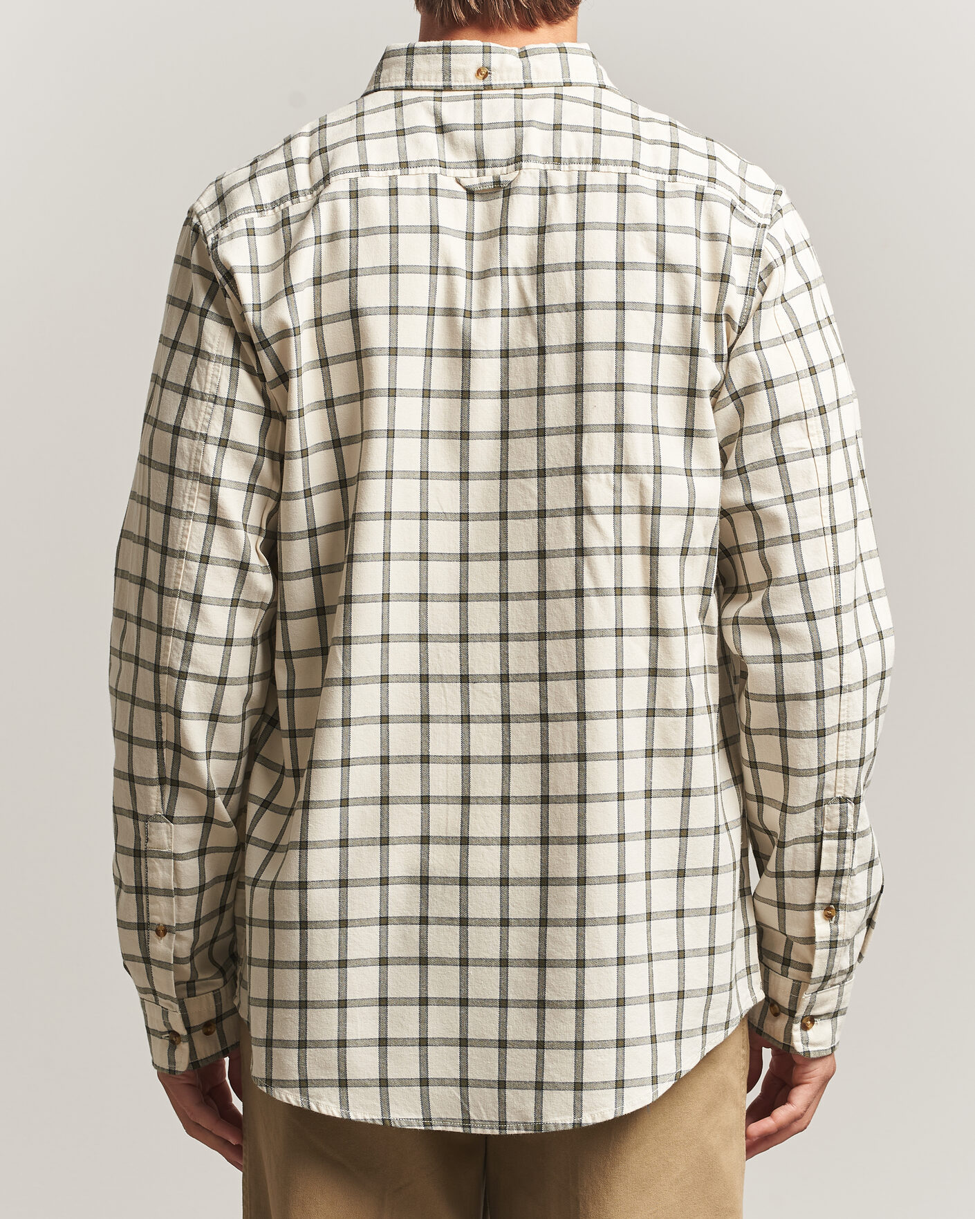 Herre | Skjorter | Fjällräven | Övik Flannel Shirt Chalk White