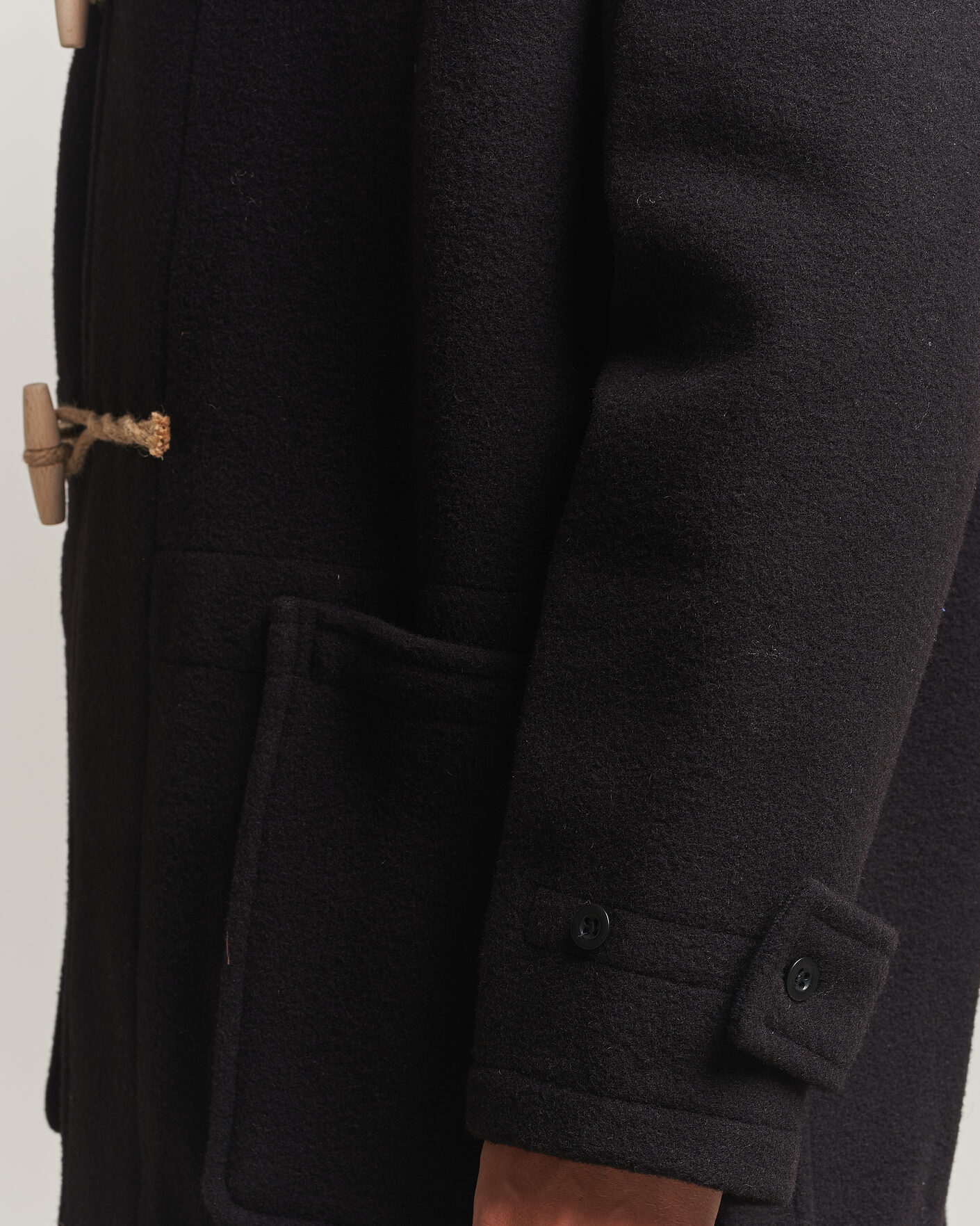 Herre | Jakker | Gloverall | 575 Monty Original Duffle Coat Black