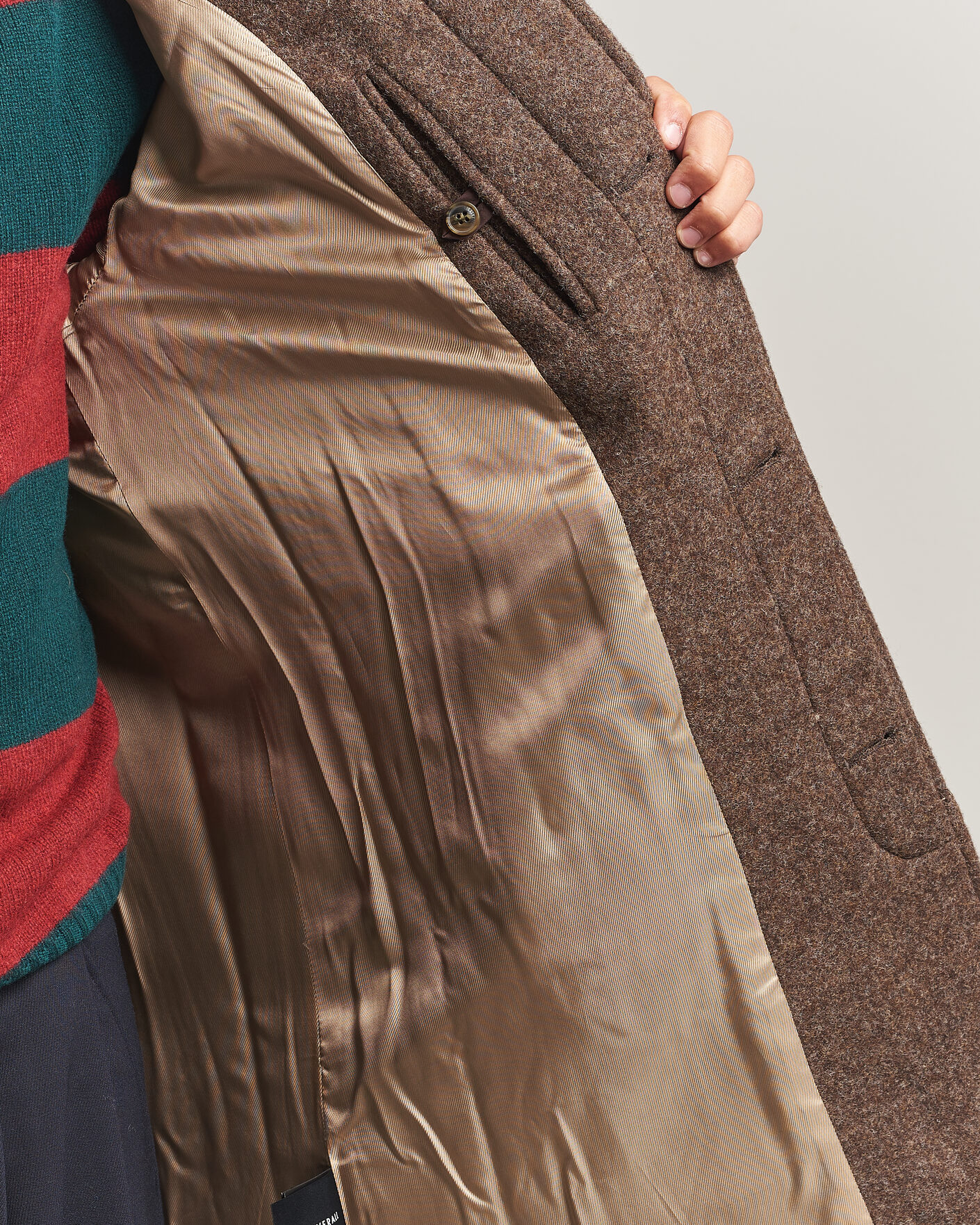Herre | Jakker | Gloverall | Hynes Wool Coat Mocha