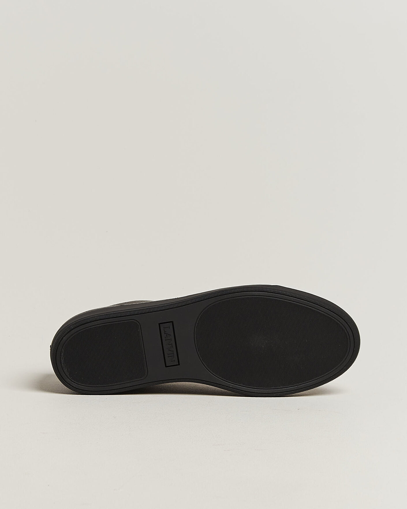 Herre | Sneakers | Lanvin | DBB1 Grain Leather Cap Toe Sneaker Black