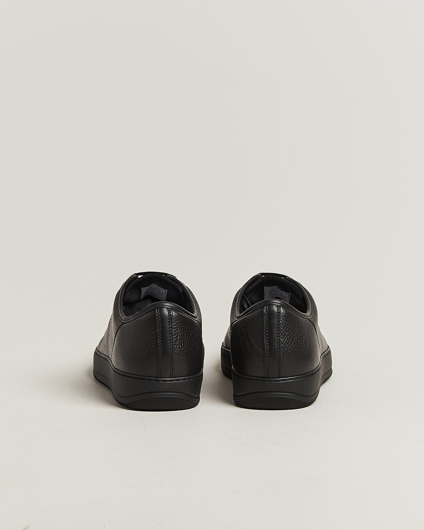 Herre | Sneakers | Lanvin | DBB1 Grain Leather Cap Toe Sneaker Black