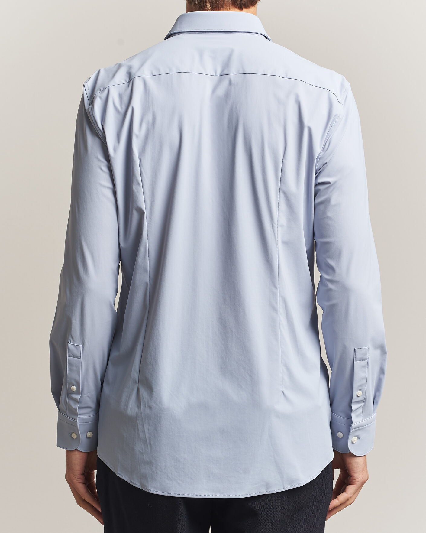 Herre | Skjorter | BOSS BLACK | Hank 4-Way Stretch Shirt Light Blue
