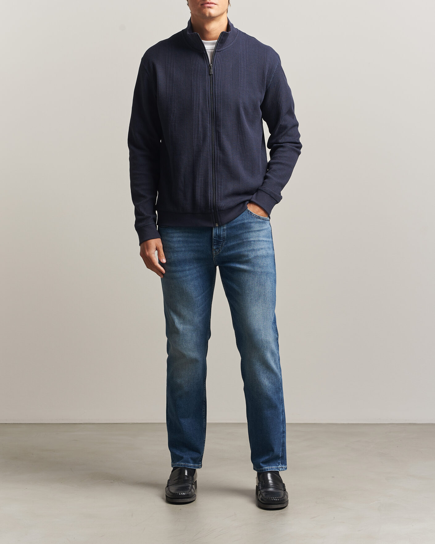 Herre | Jeans | BOSS BLACK | Ogden Regular Fit Jeans Medium Blue