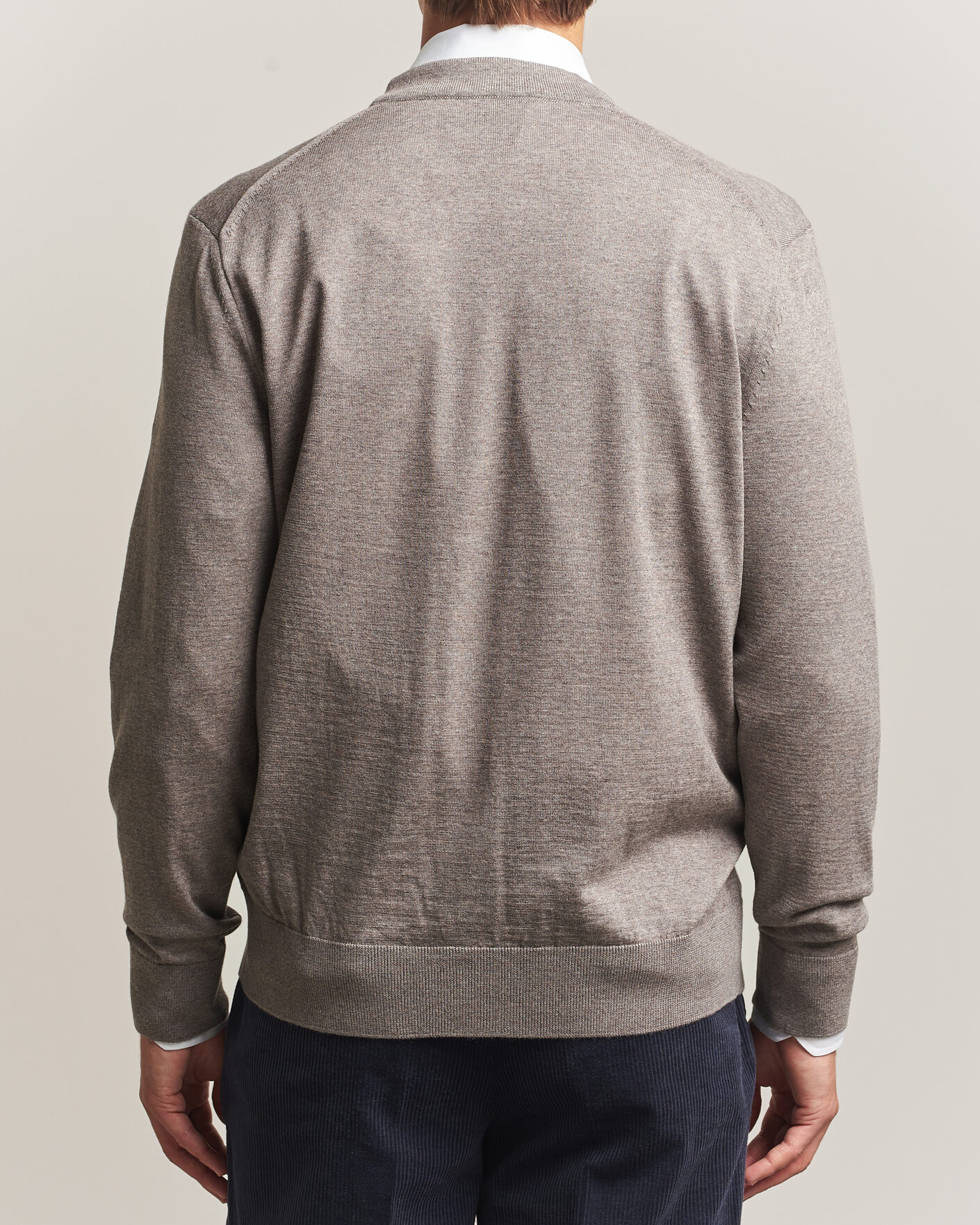 Herre | Trøjer | BOSS BLACK | Mardon Wool Cardigan Open Brown