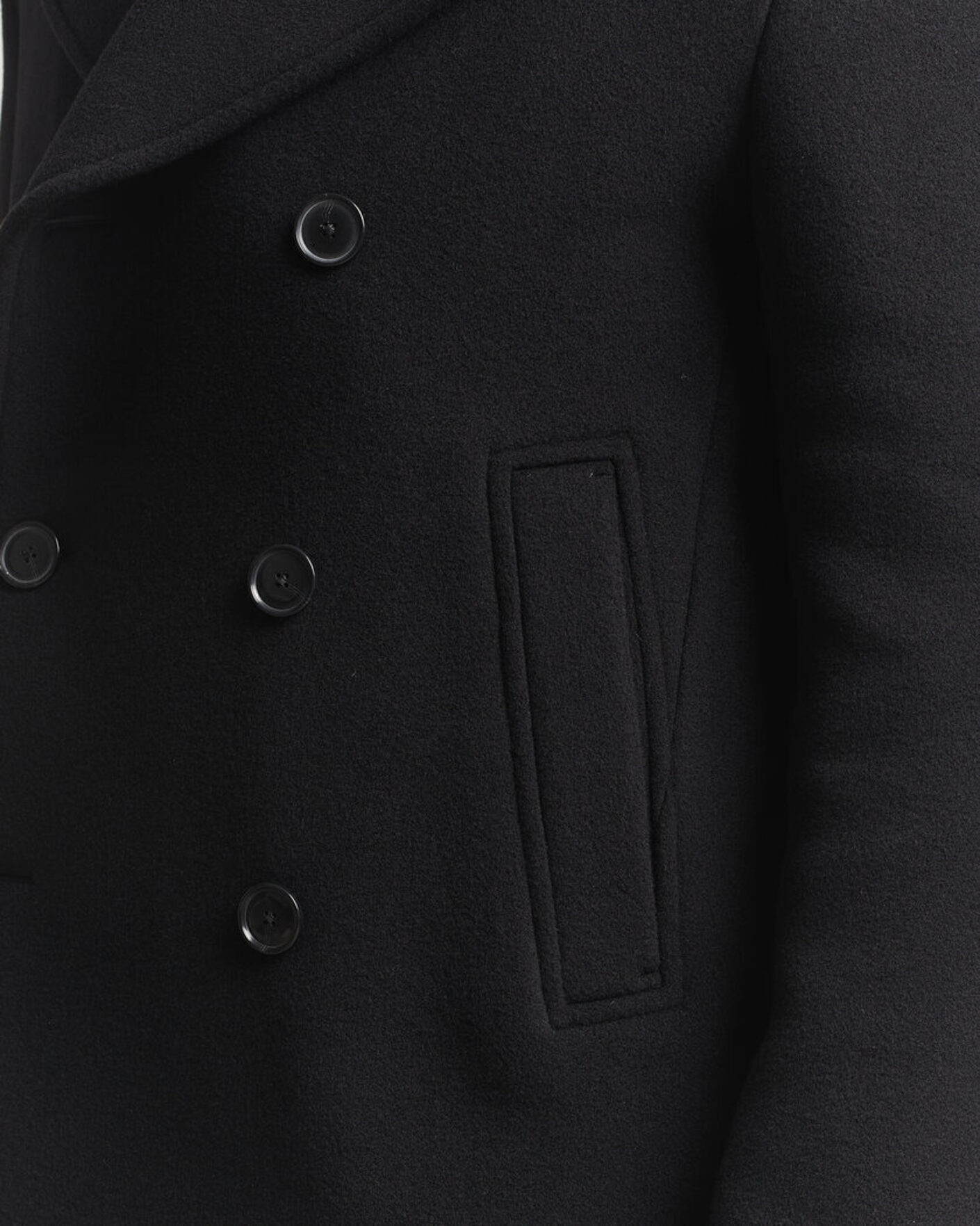 Herre | Jakker | BOSS BLACK | Hyde Wool Peacoat Black