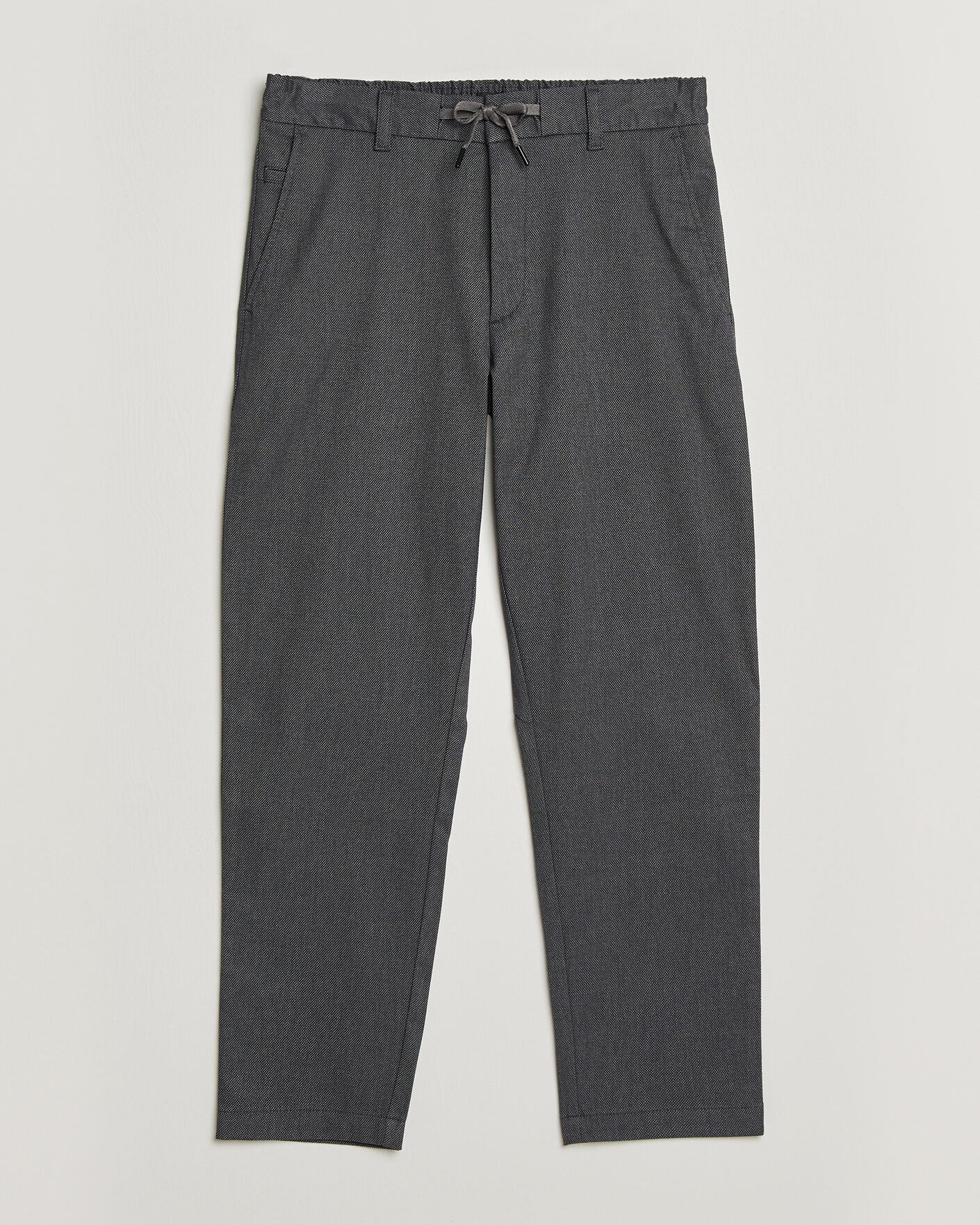 Herre | Bukser | BOSS ORANGE | Tapered Fit Drawstring Chino Dark Grey