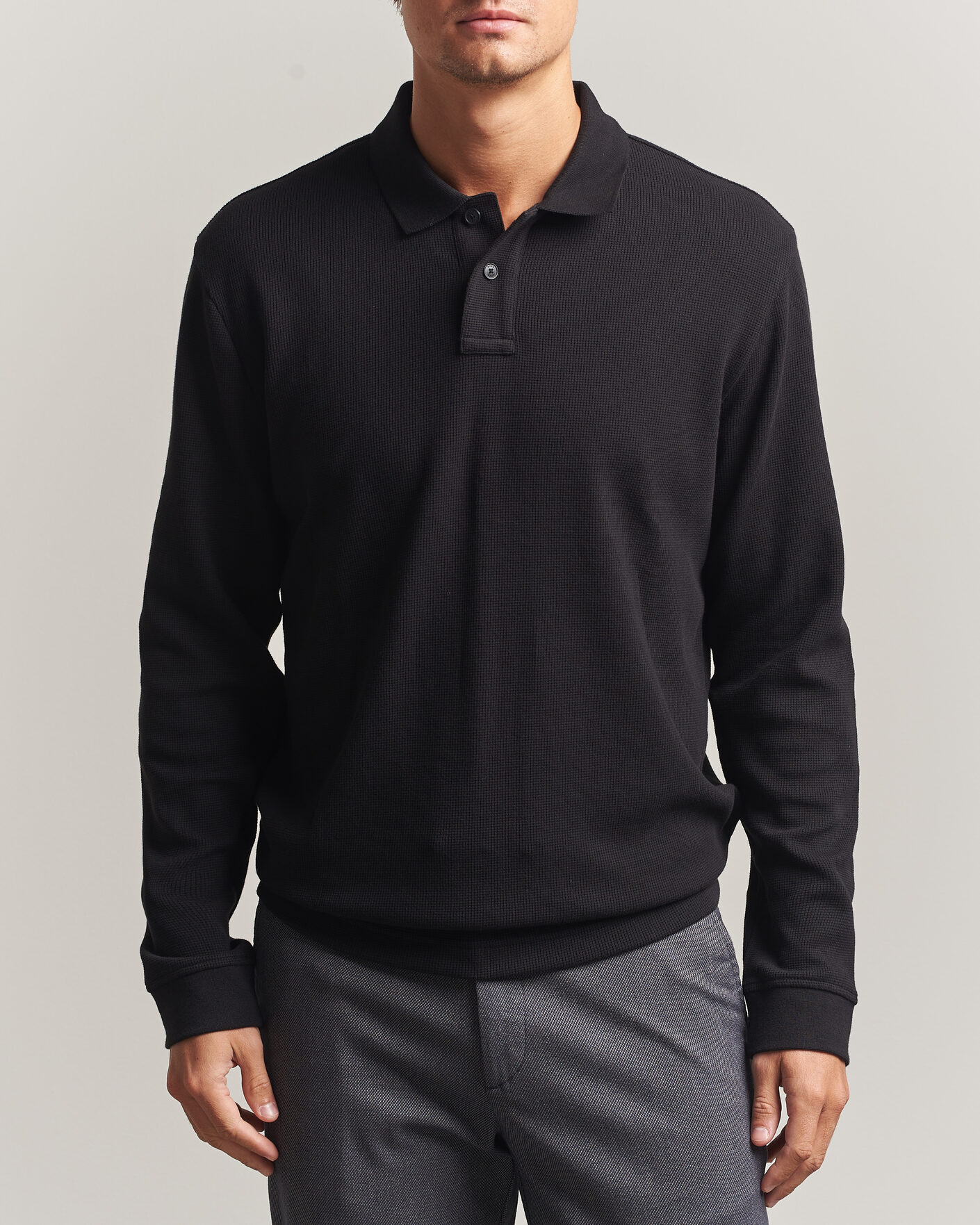 Herre | Trøjer | BOSS ORANGE | Petempesto Polo Sweater Black