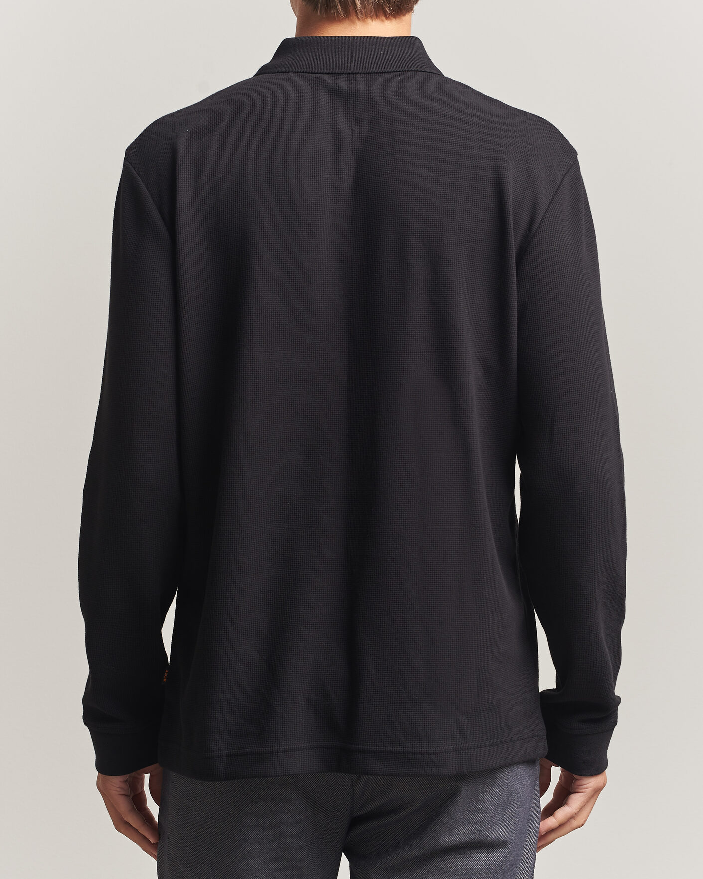 Herre | Trøjer | BOSS ORANGE | Petempesto Polo Sweater Black