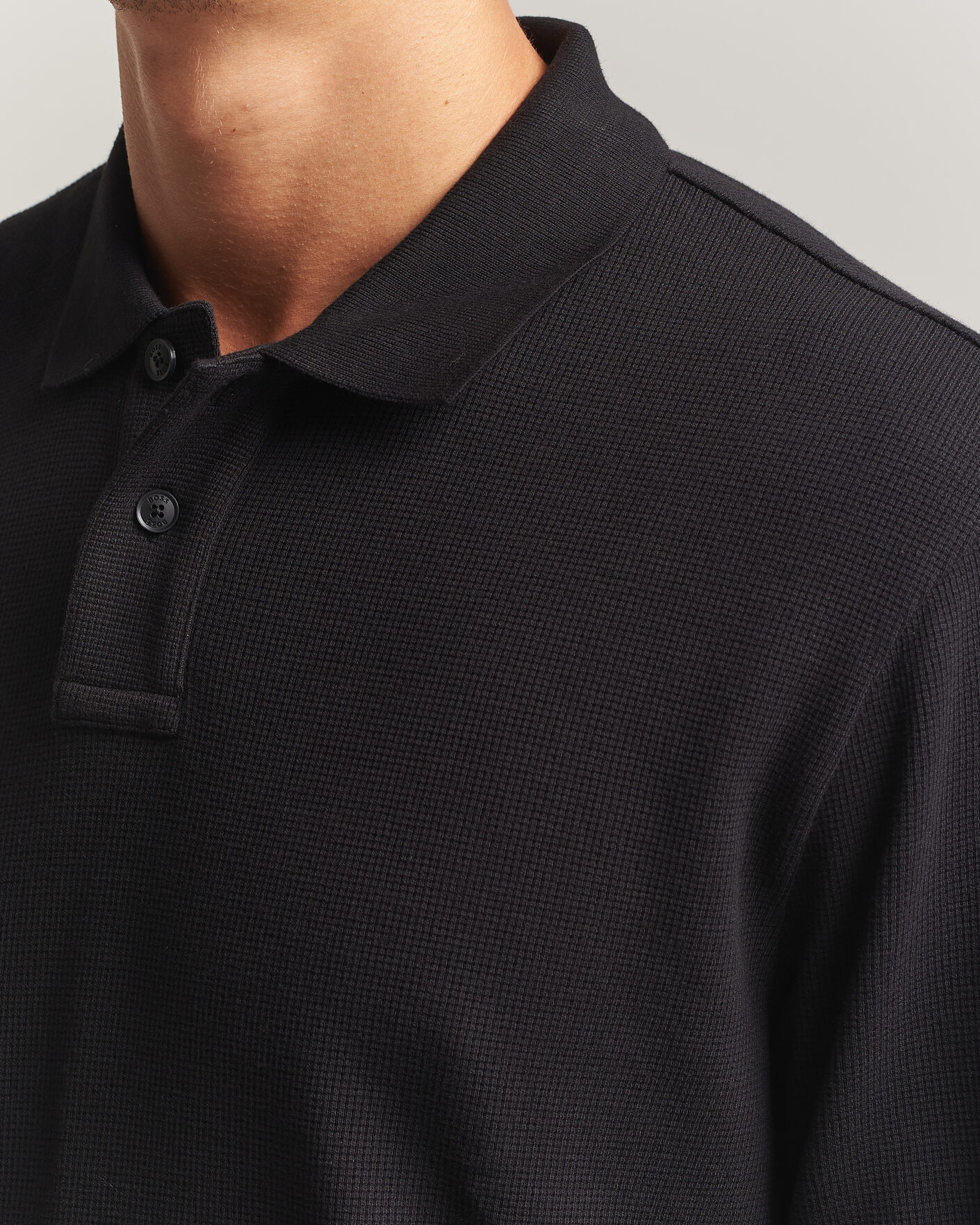 Herre | Trøjer | BOSS ORANGE | Petempesto Polo Sweater Black