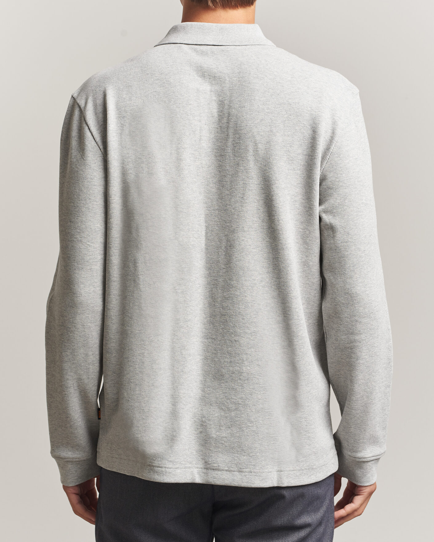 Herre | Trøjer | BOSS ORANGE | Petempesto Polo Sweater Open Grey