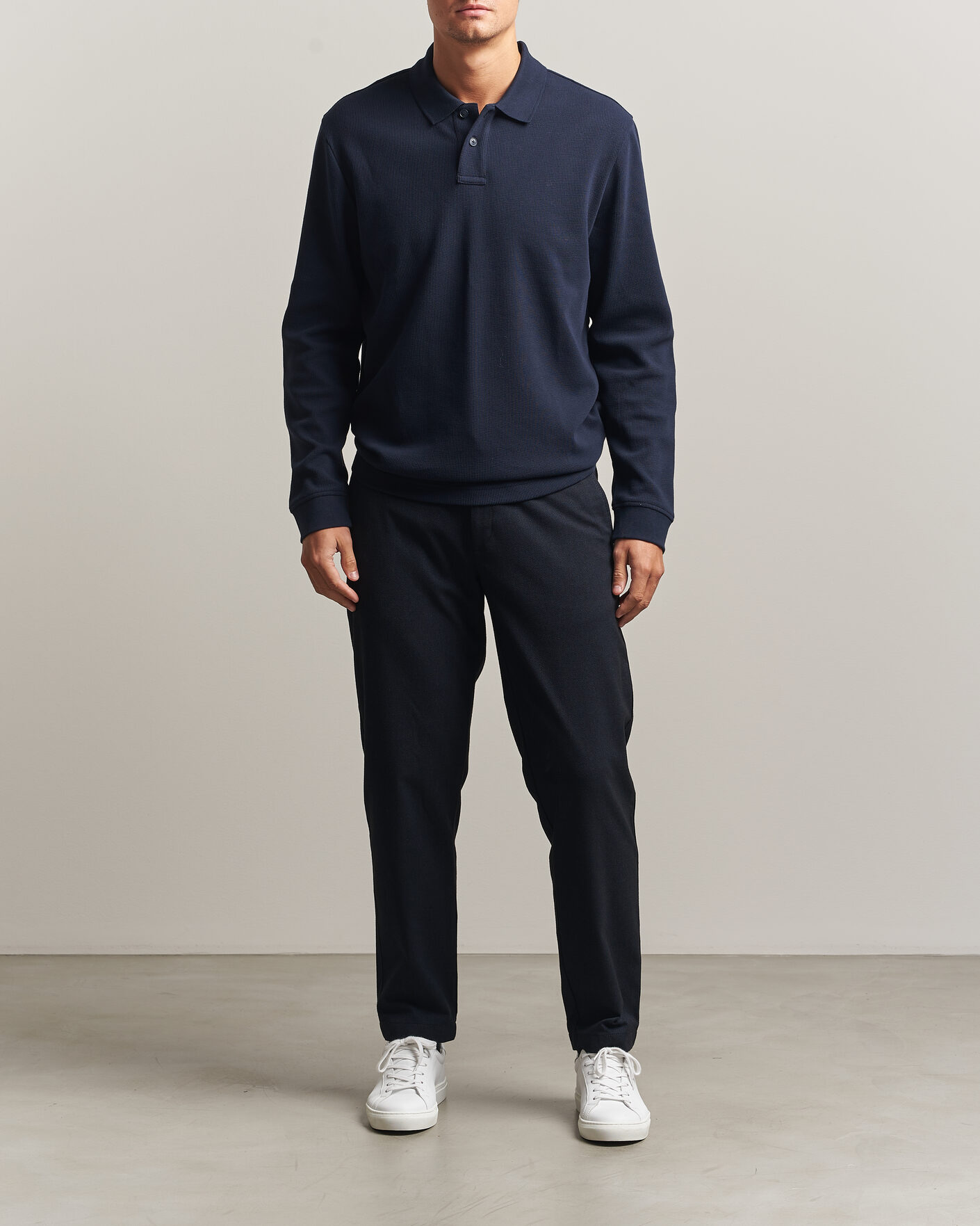 Herre | Trøjer | BOSS ORANGE | Petempesto Polo Sweater Dark Blue