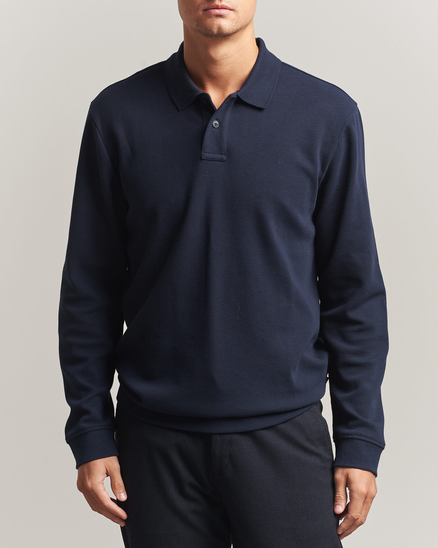 Herre | Trøjer | BOSS ORANGE | Petempesto Polo Sweater Dark Blue