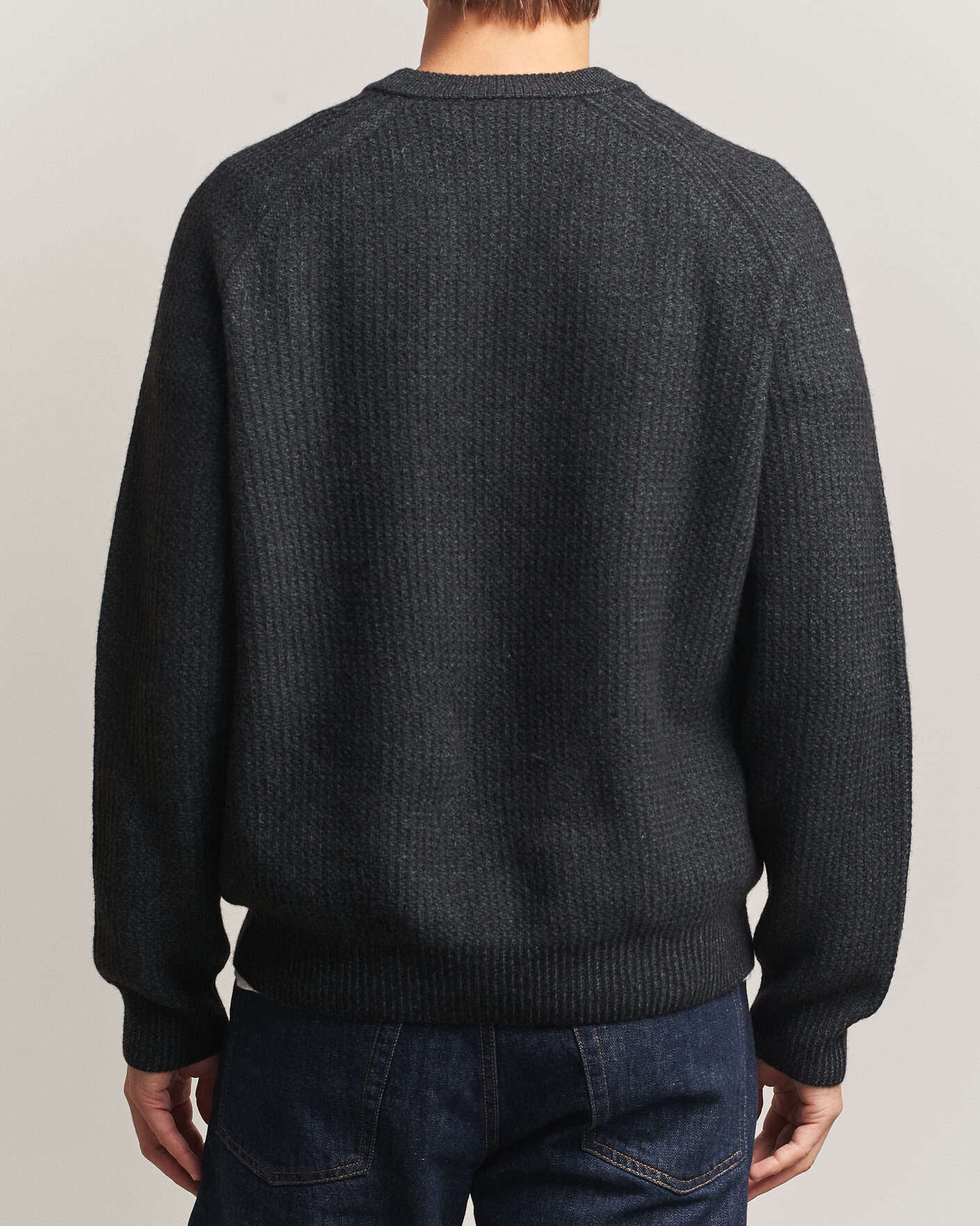 Herre | Trøjer | BOSS ORANGE | Kepler Wool Knitted Sweater Black