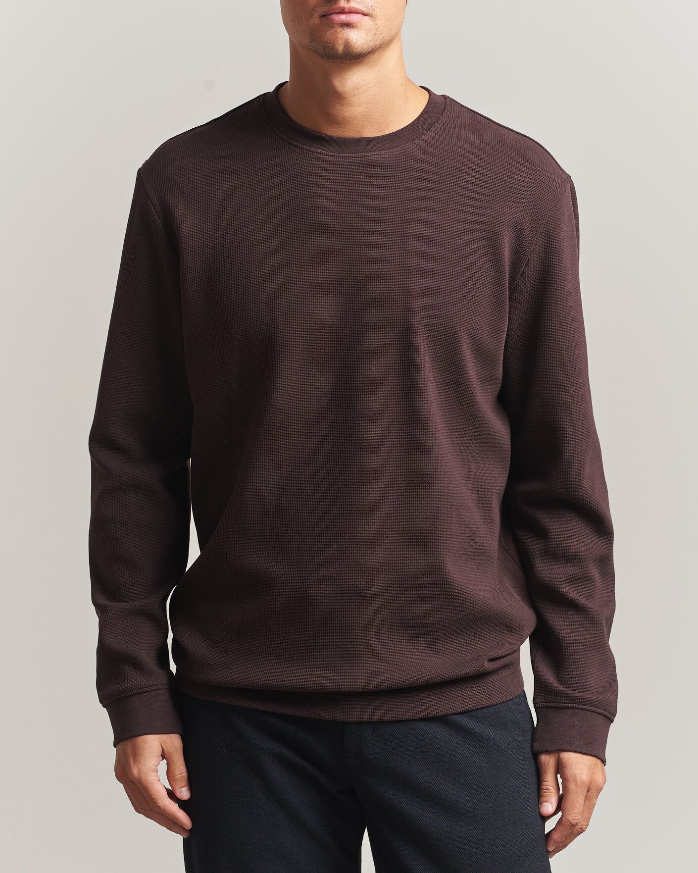 Herre | Trøjer | BOSS ORANGE | Tempesto Sweater Dark Brown