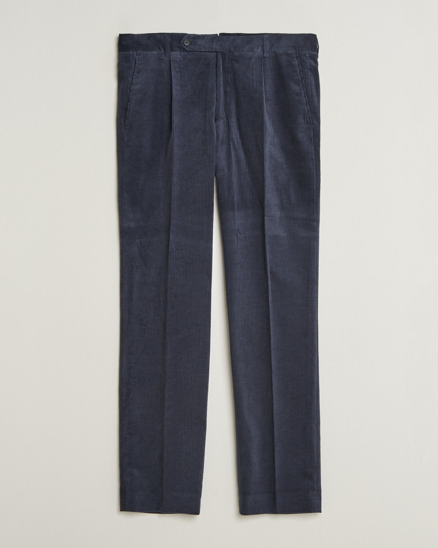 Herre | Bukser | BOSS BLACK | Perino Corduroy Suit Trousers Open Blue