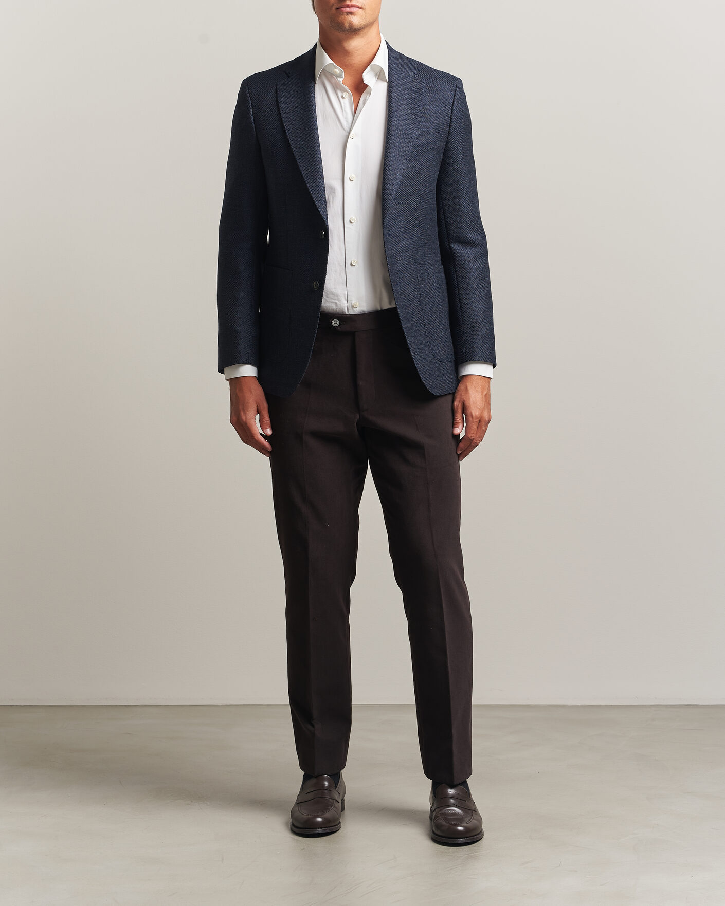 Herre | Blazere & jakker | BOSS BLACK | Hutson Wool Patch Pocket Blazer Dark Blue